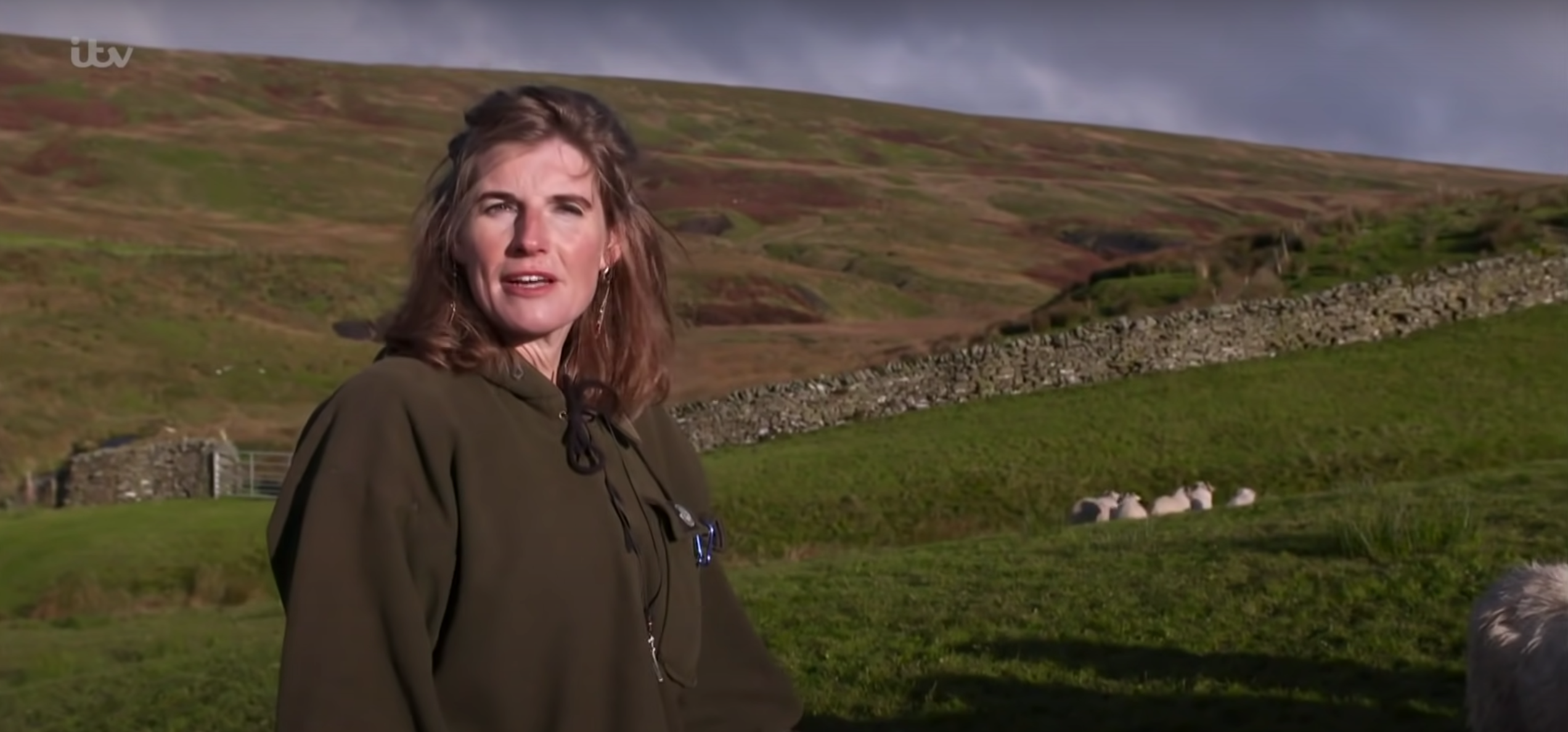 Amanda Owen speaking to the camera on This Morning