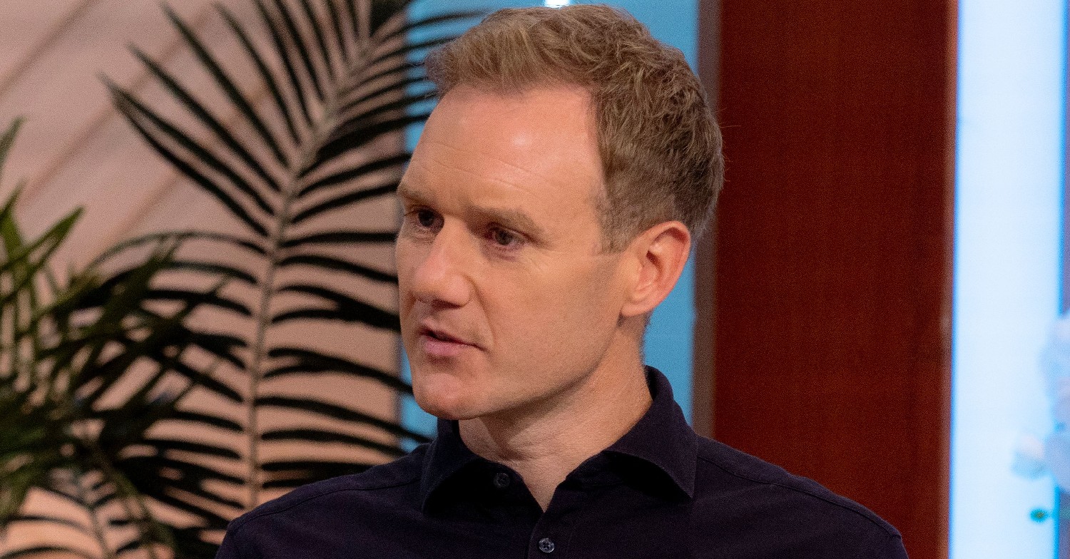 Dan Walker looks serious on Lorraine