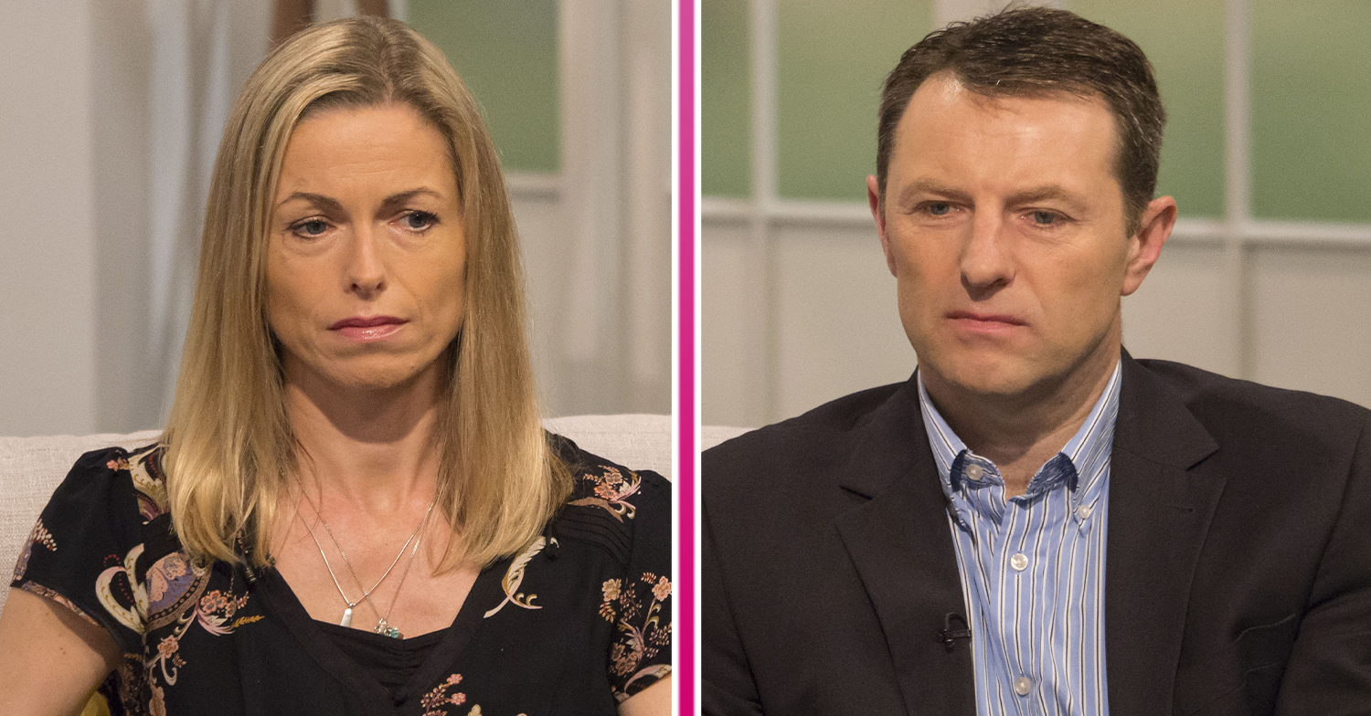 Kate and Gerry McCann looking pained during TV interview