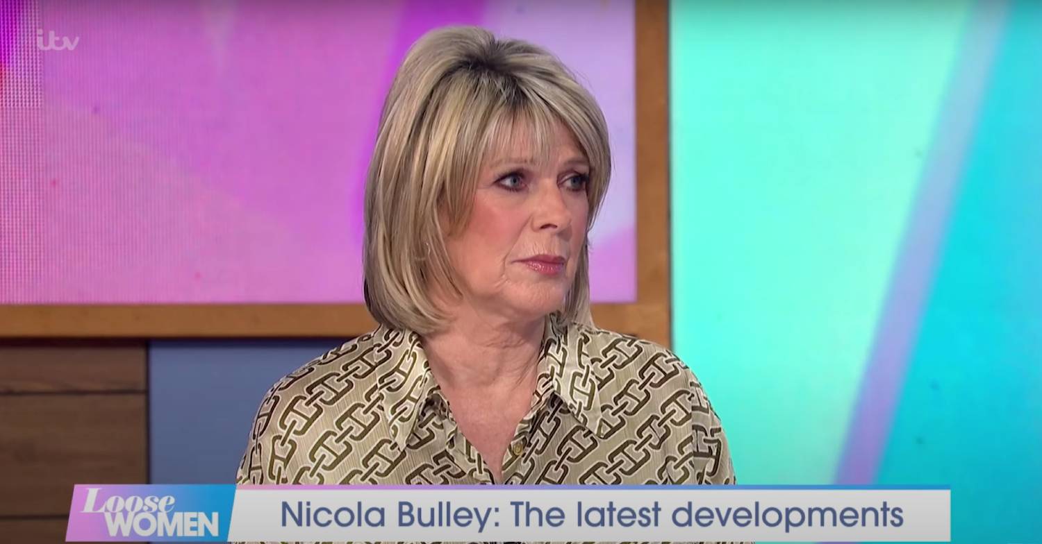 Ruth Langsford looks moved on Loose Women today