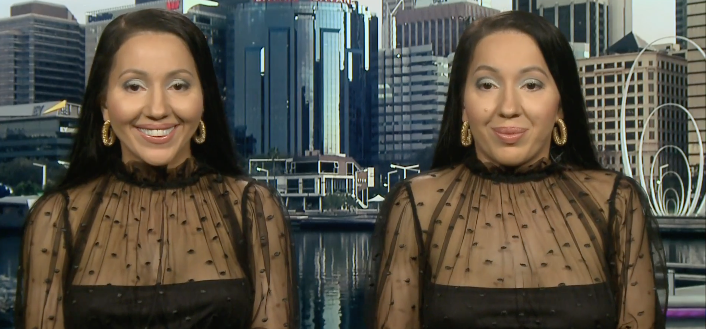 Twins Lucy and Anna DeCinqu on This Morning 