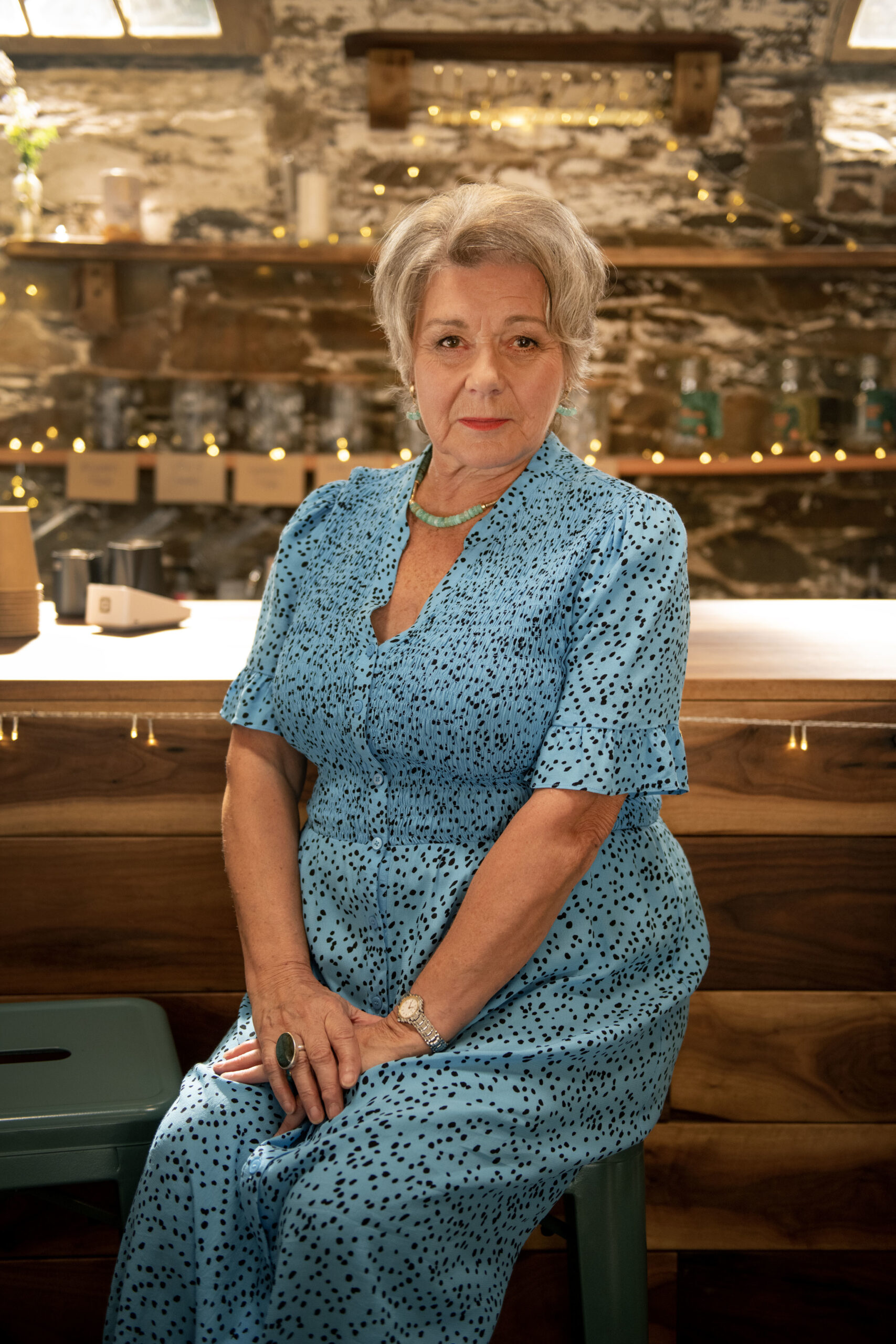 Barbara Flynn is Anne Lloyd in Beyond Paradise