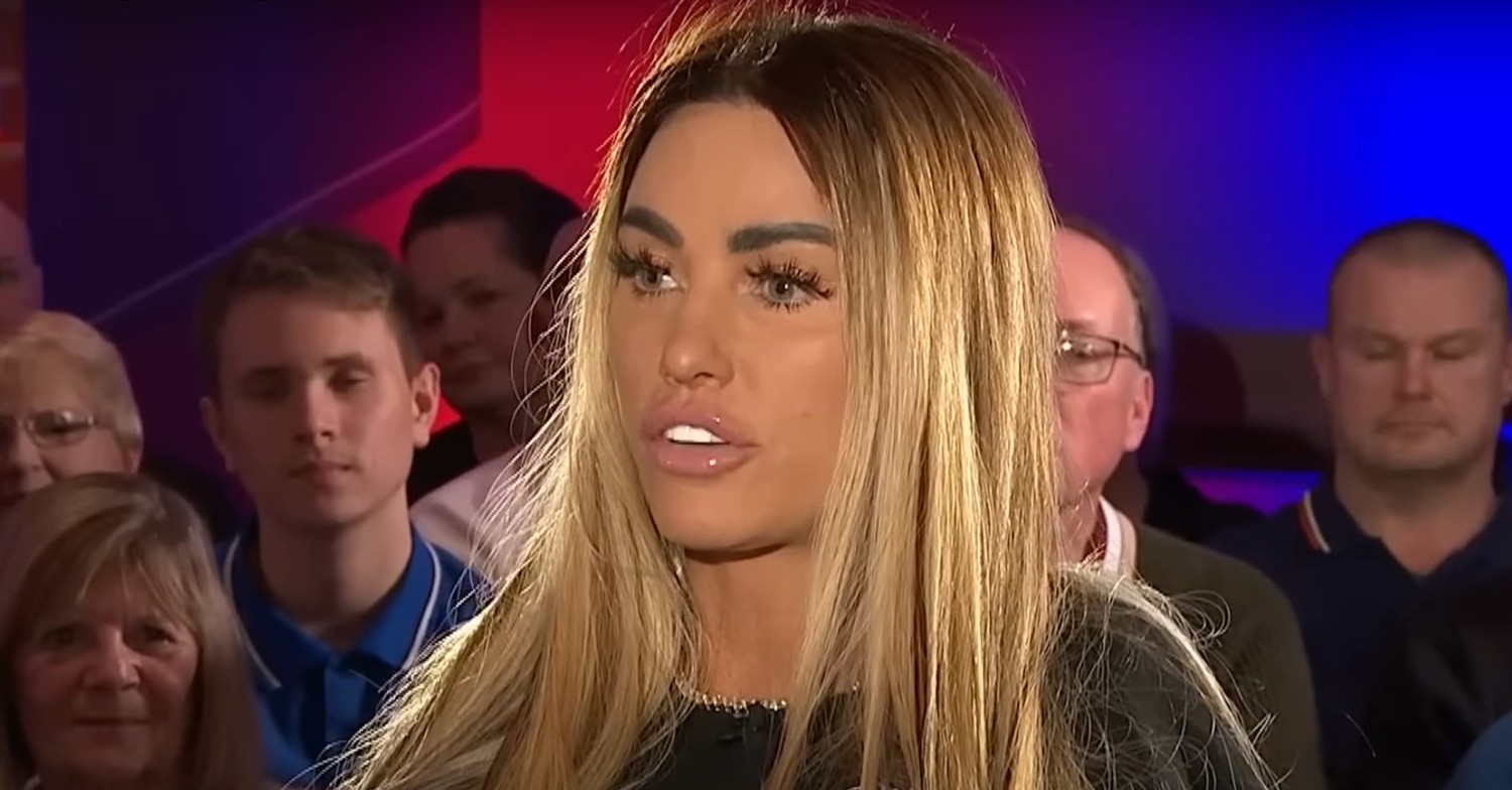 Katie Price talking on GB News