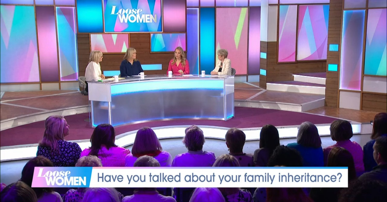 Jane Moore, Linda Robson, Sophie Morgan, Gloria Hunniford on Loose Women today