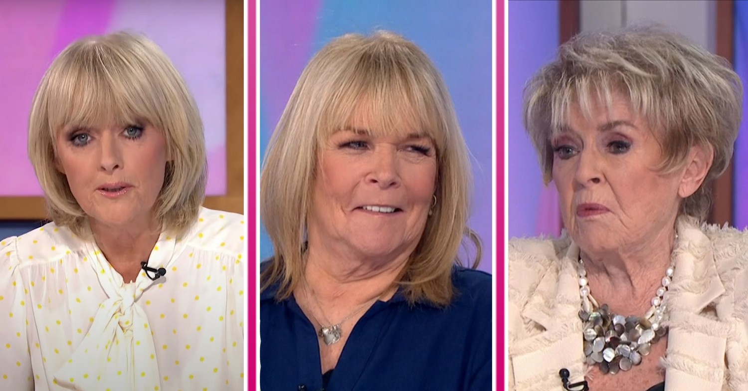 Jane Moore, Linda Robson, Gloria Hunniford on Loose Women today