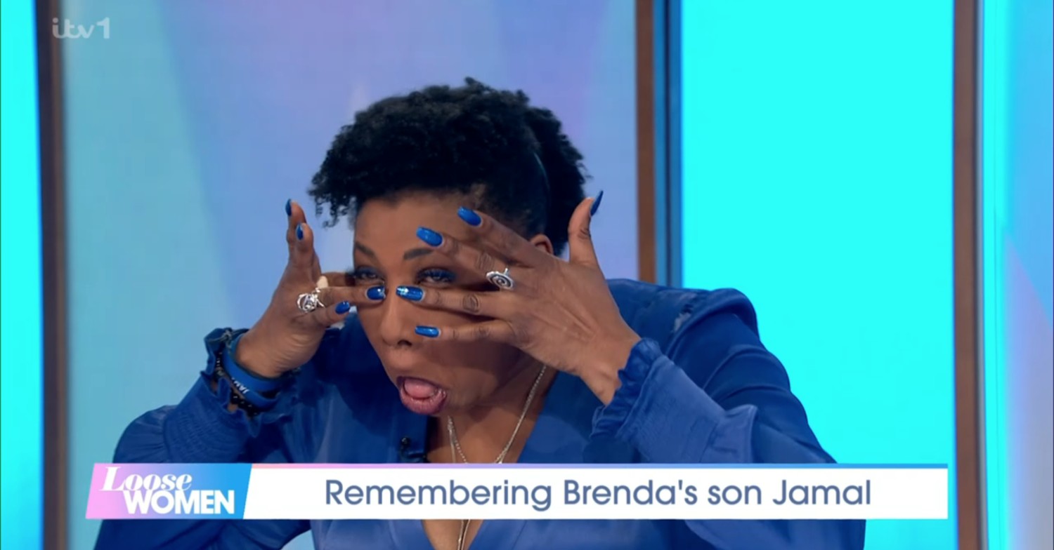 Loose Women Brenda Edwards crying