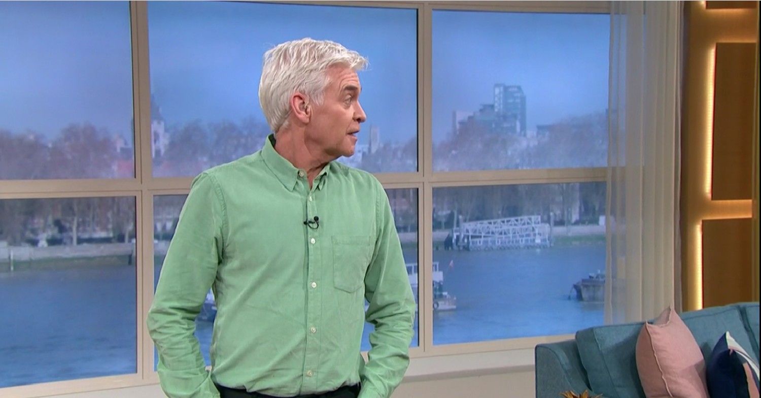 Phillip Scofield on This Morning by himself