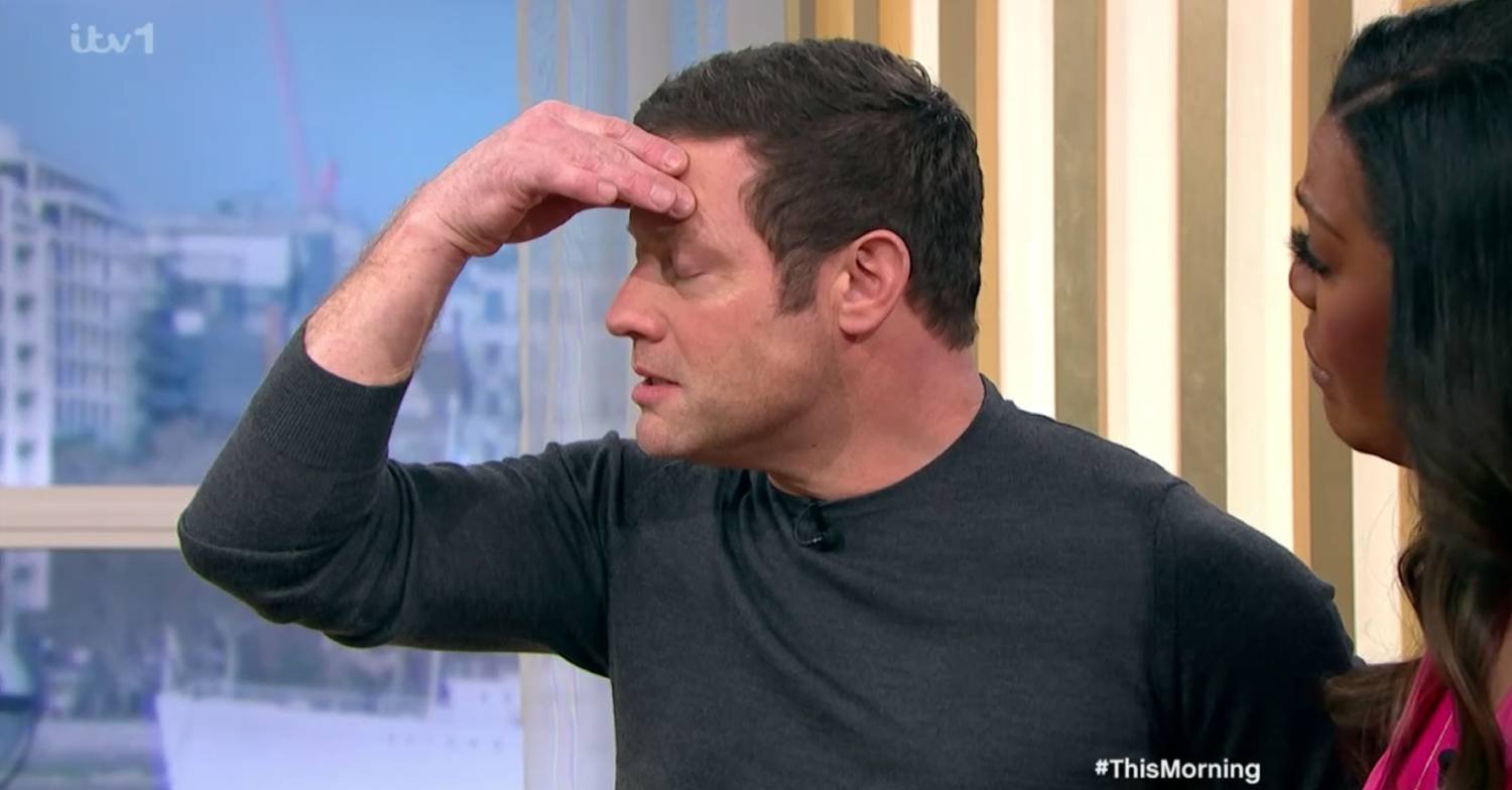 Dermot O'Leary makes out he is gutted on This Morning today