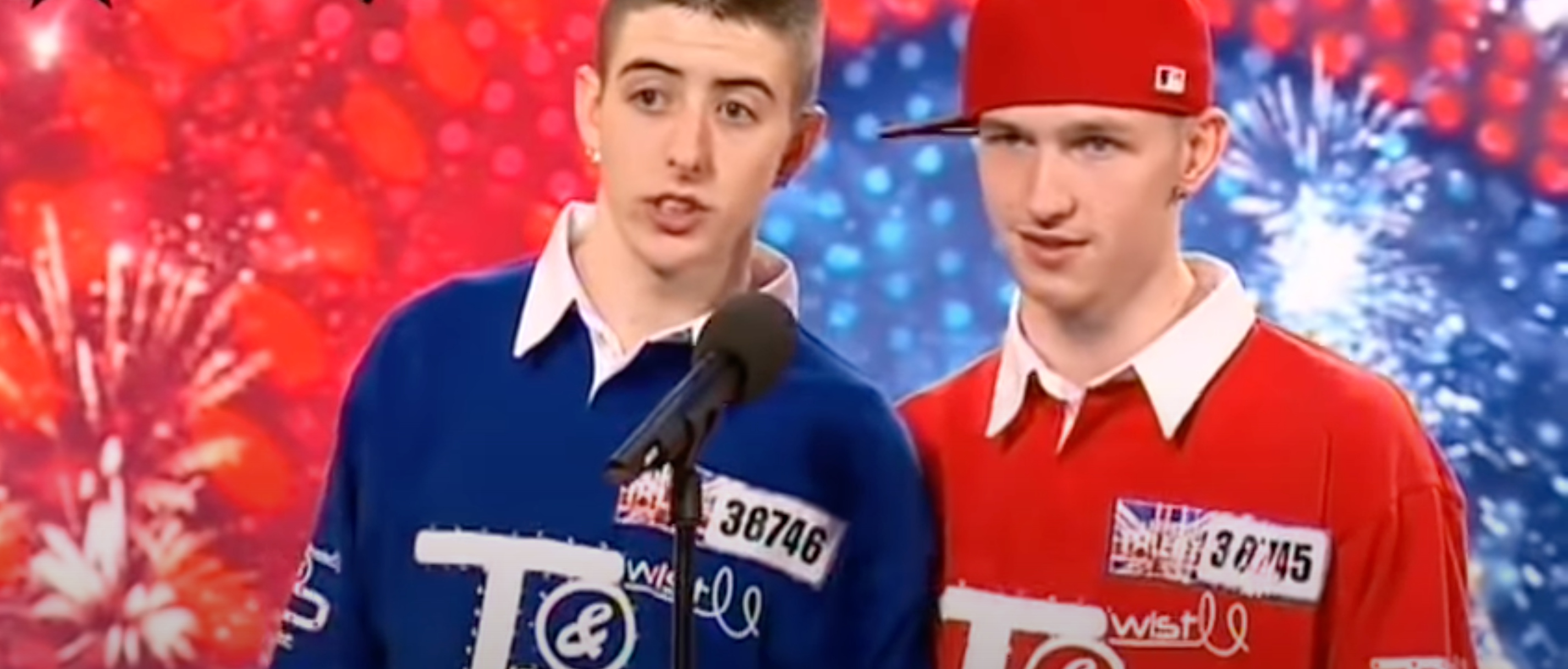 Ashley and dance partner Glen Murphy on Britain's Got Talent