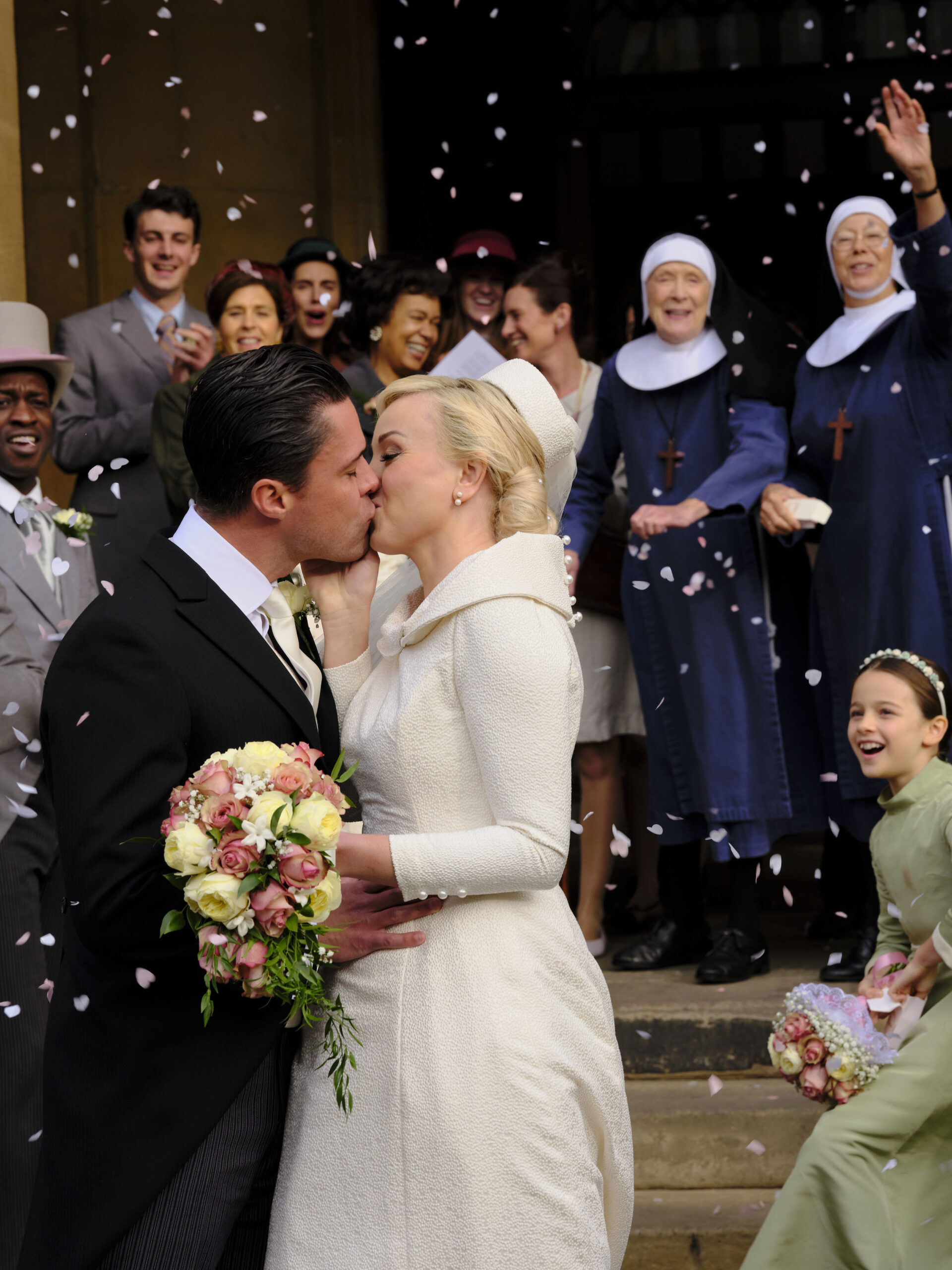 Matthew and Trixie marry in the Call the Midwife series 12 finale