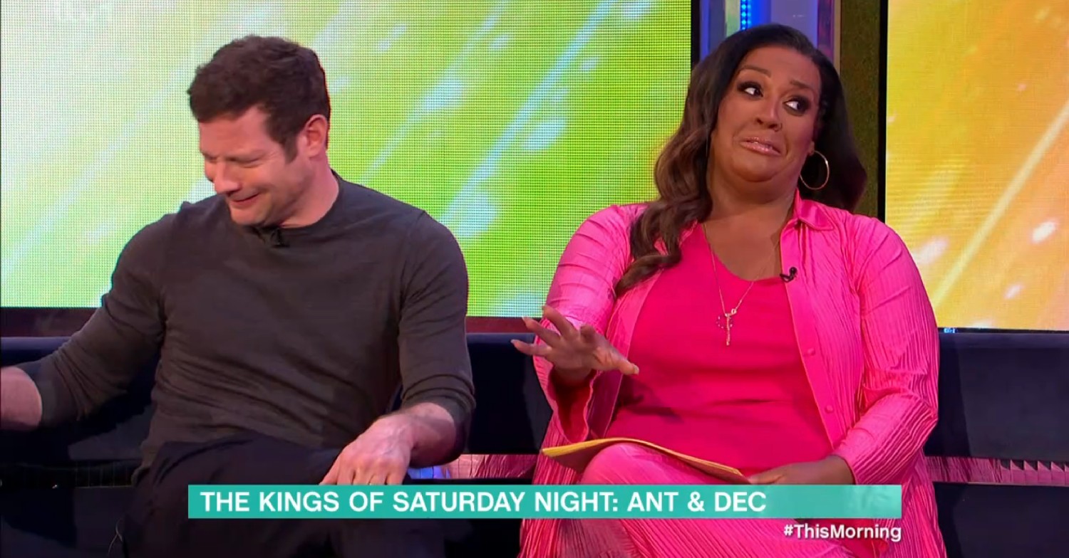 Dermot O'Leary and Alison Hammond on This Morning today