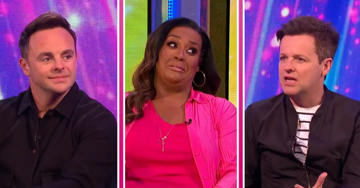 Ant McPartlin, Alison Hammond, Declan Donnelly on This Morning today