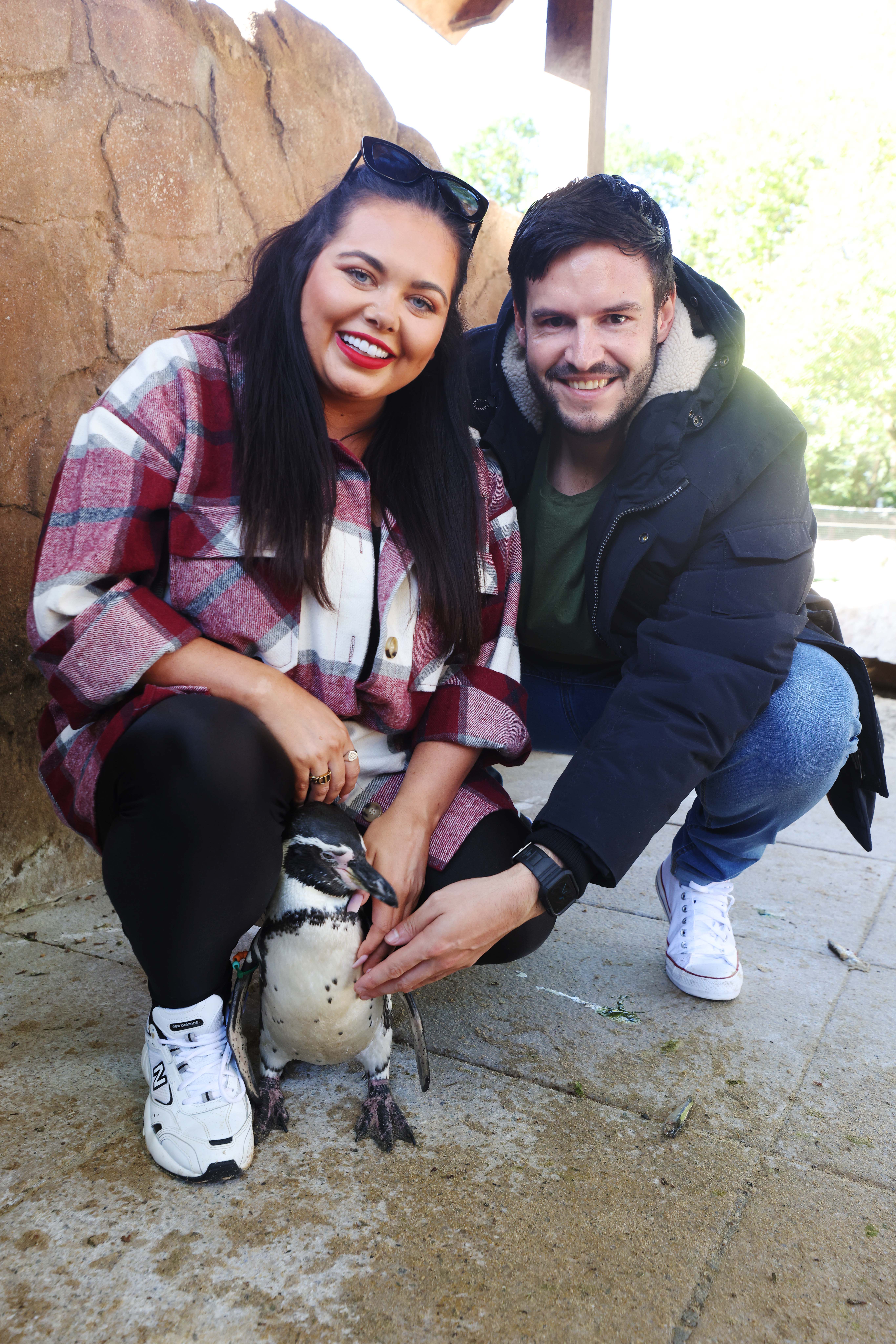 Scarlett Moffatt and Scott Dobinson smiling 