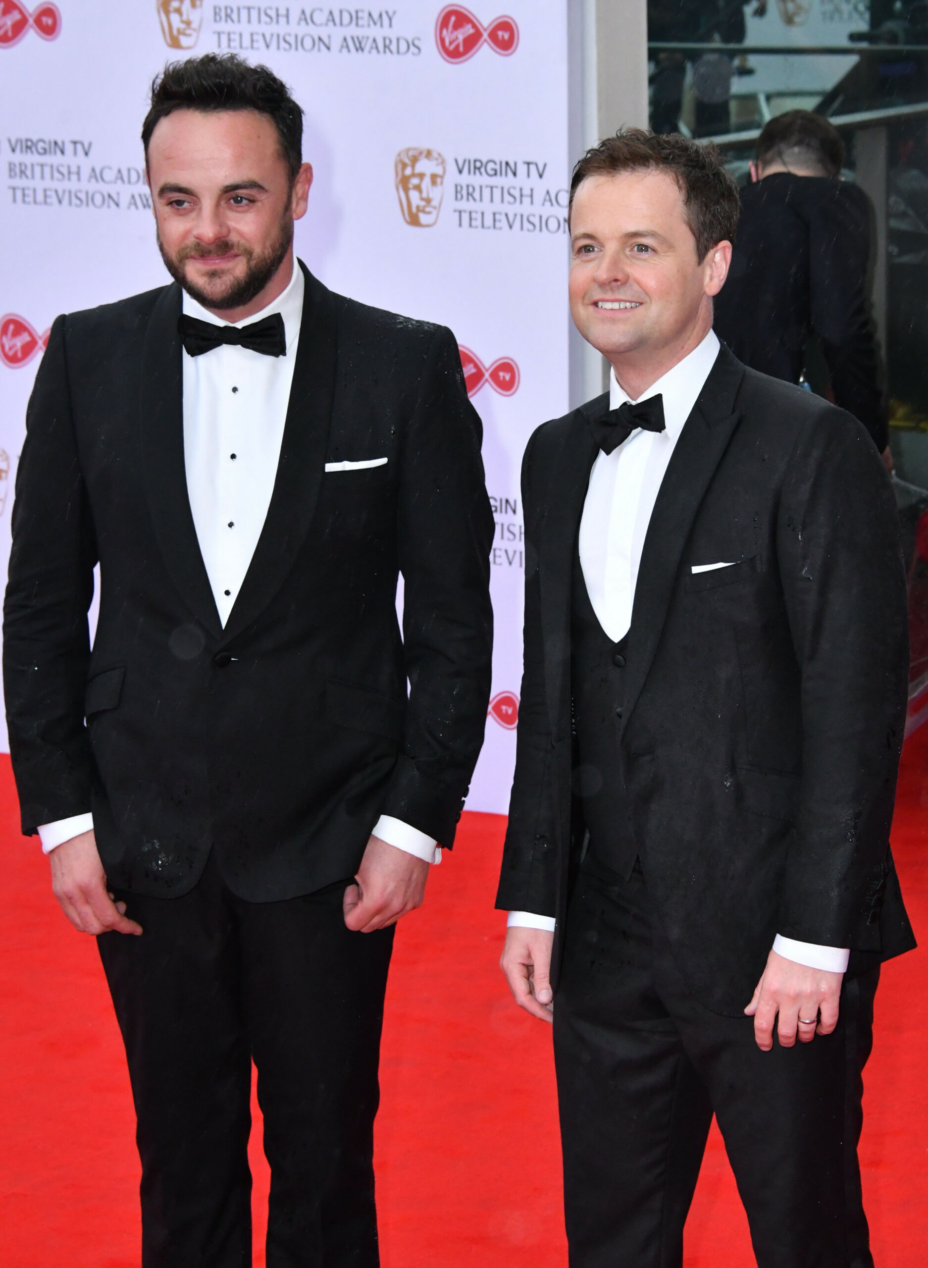 Ant and Dec posing on the red carpet
