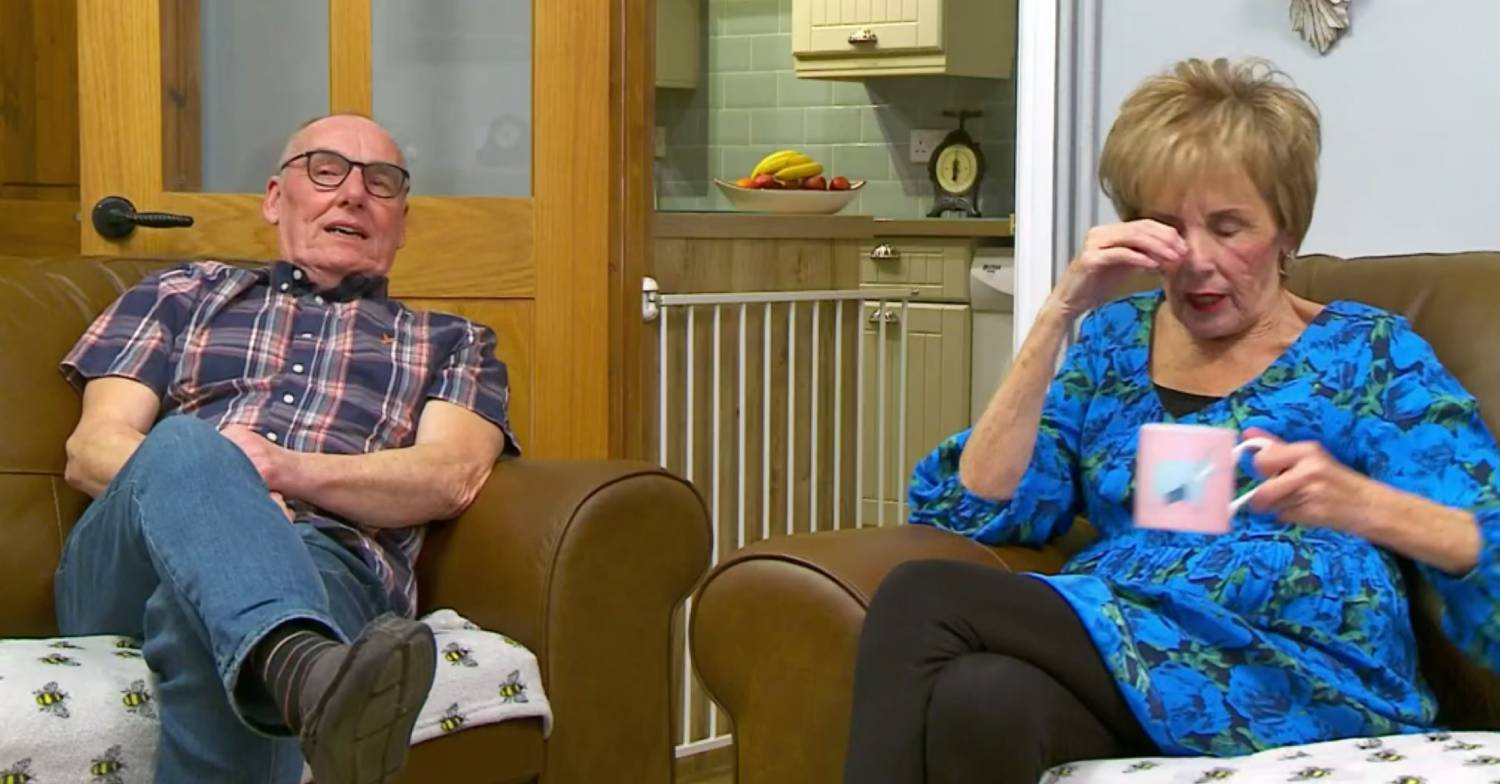 Gogglebox 2023 stars Dave and Shirley react to Rick Stein eating a fish eye