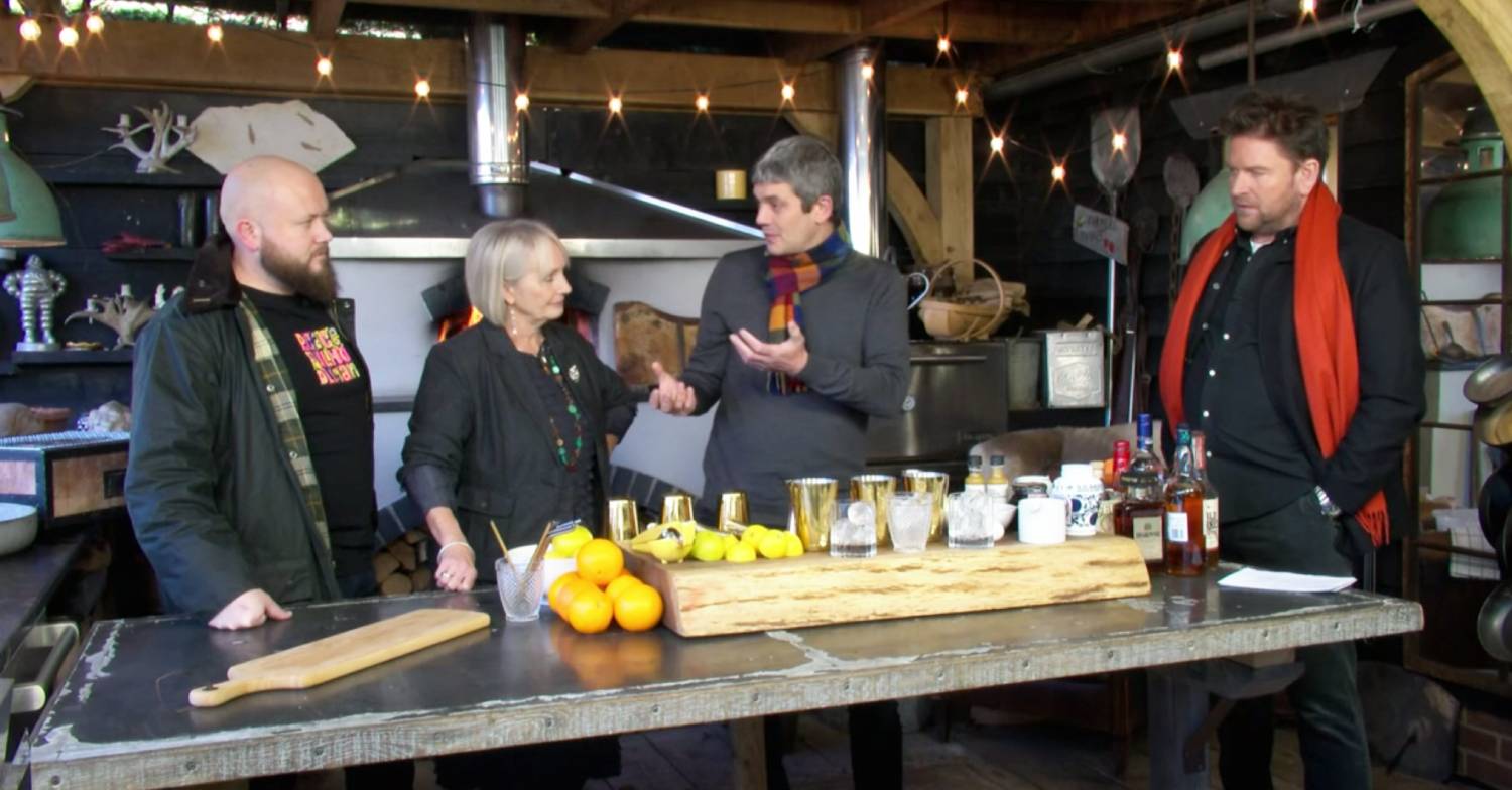 Merlin Griffiths explains his process to guests