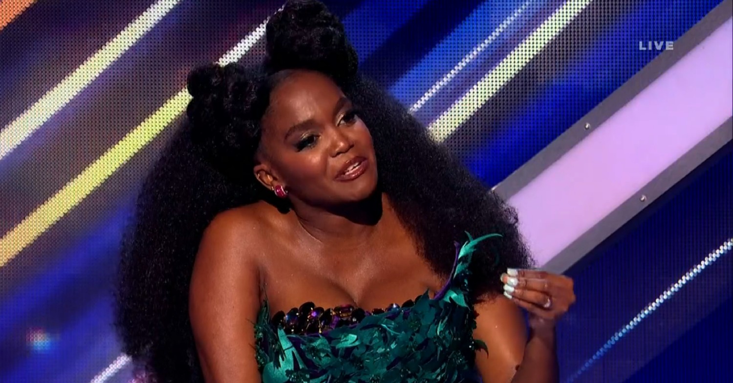Oti Mabuse on Dancing On Ice last night 