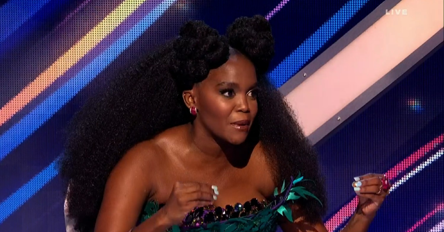 Oti Mabuse talking on Dancing On Ice last night