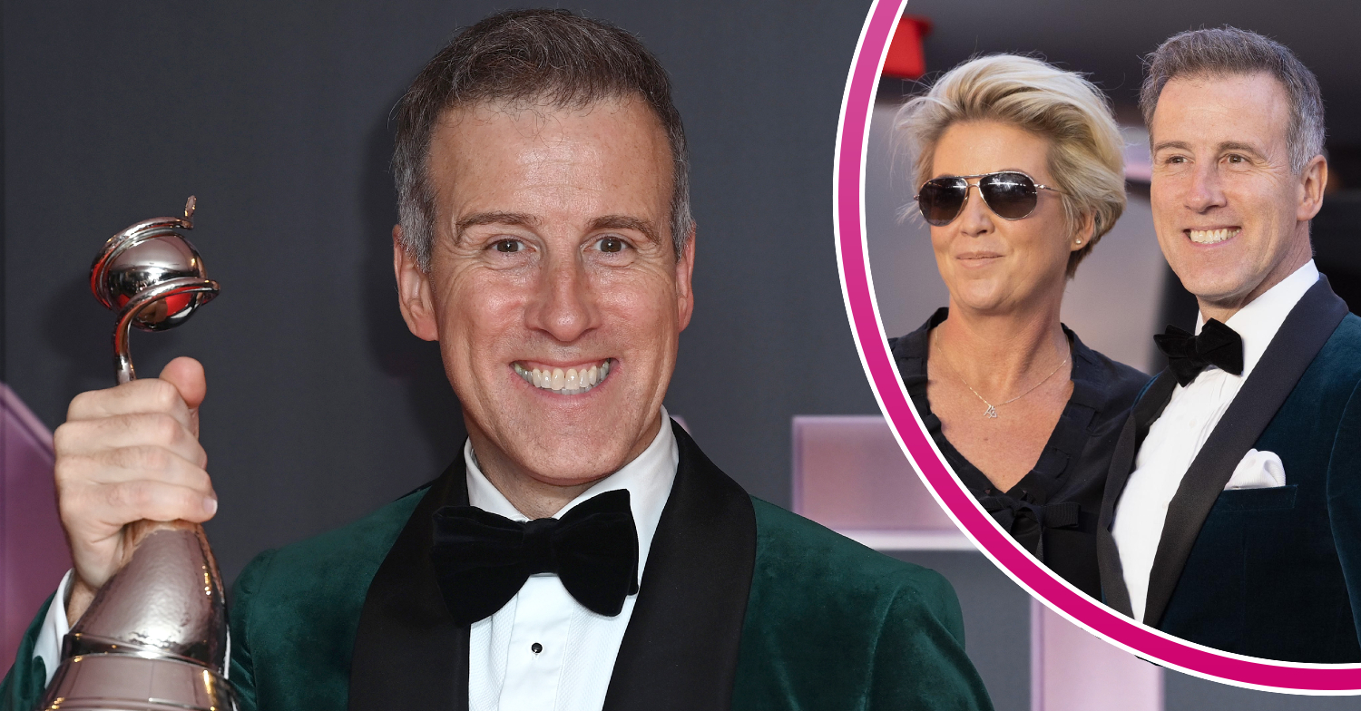 Anton smiles with wife Hannah