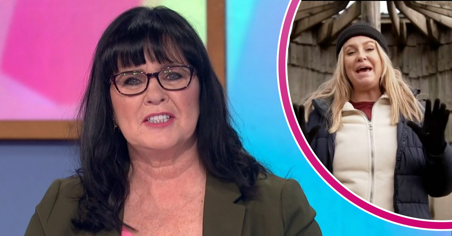 Coleen Nolan on Loose Women today / Josie Gibson presenting a competition segment