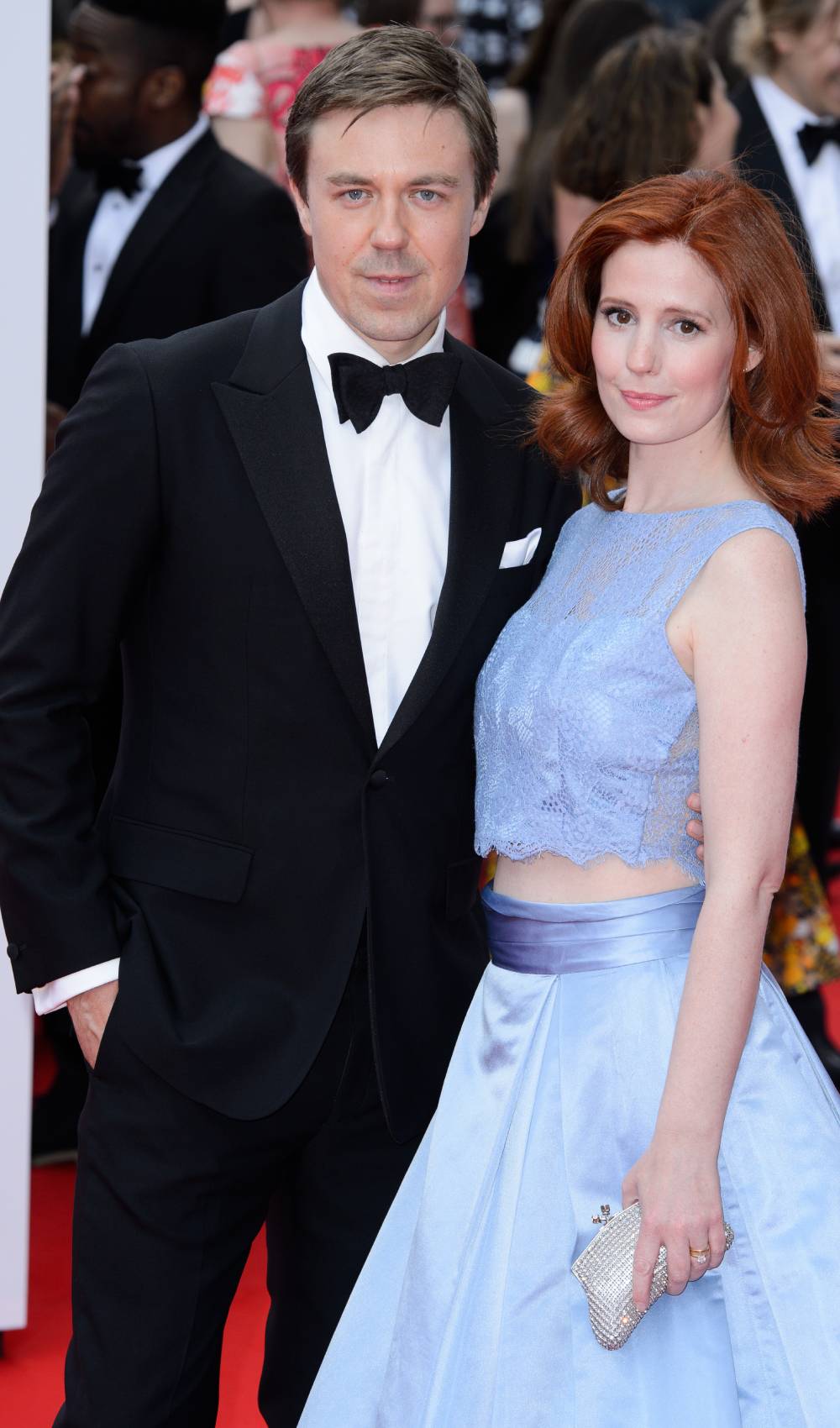 Better BBC actor Andrew Buchan poses with Amy Nuttall in 2017