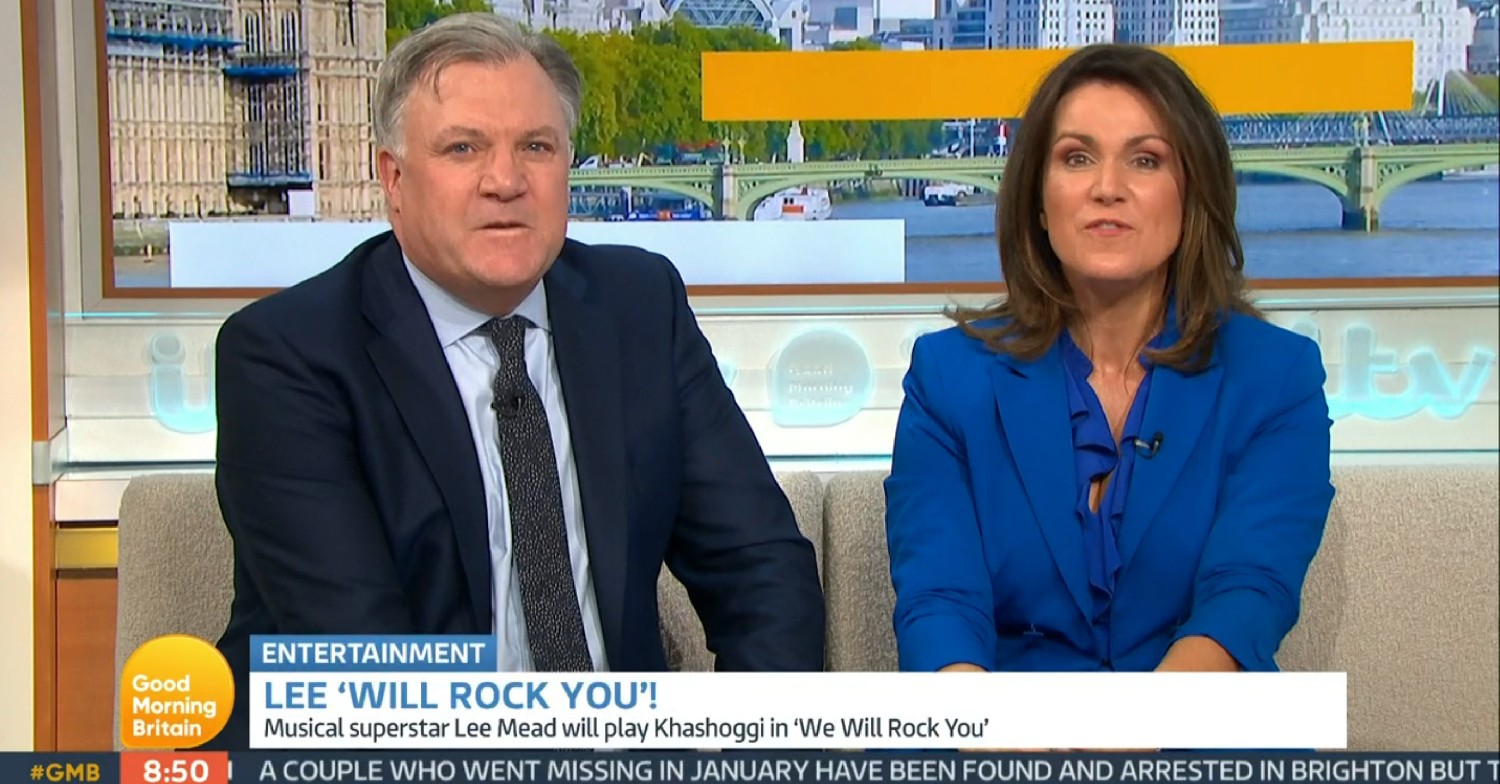 Ed Balls and Susanna Reid on Good Morning Britain 