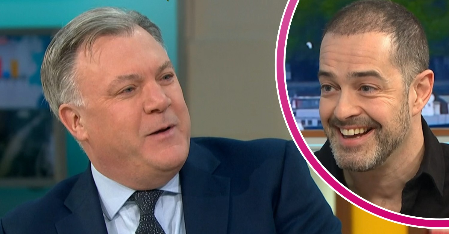 Ed Balls on Good Morning Britain / Lee Mead smiling