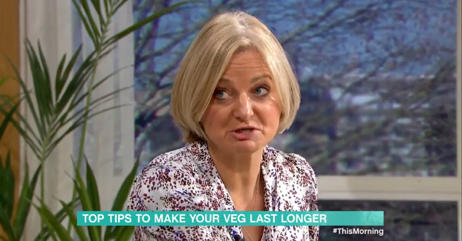 Alice Beer on This Morning today (Credit: ITV)