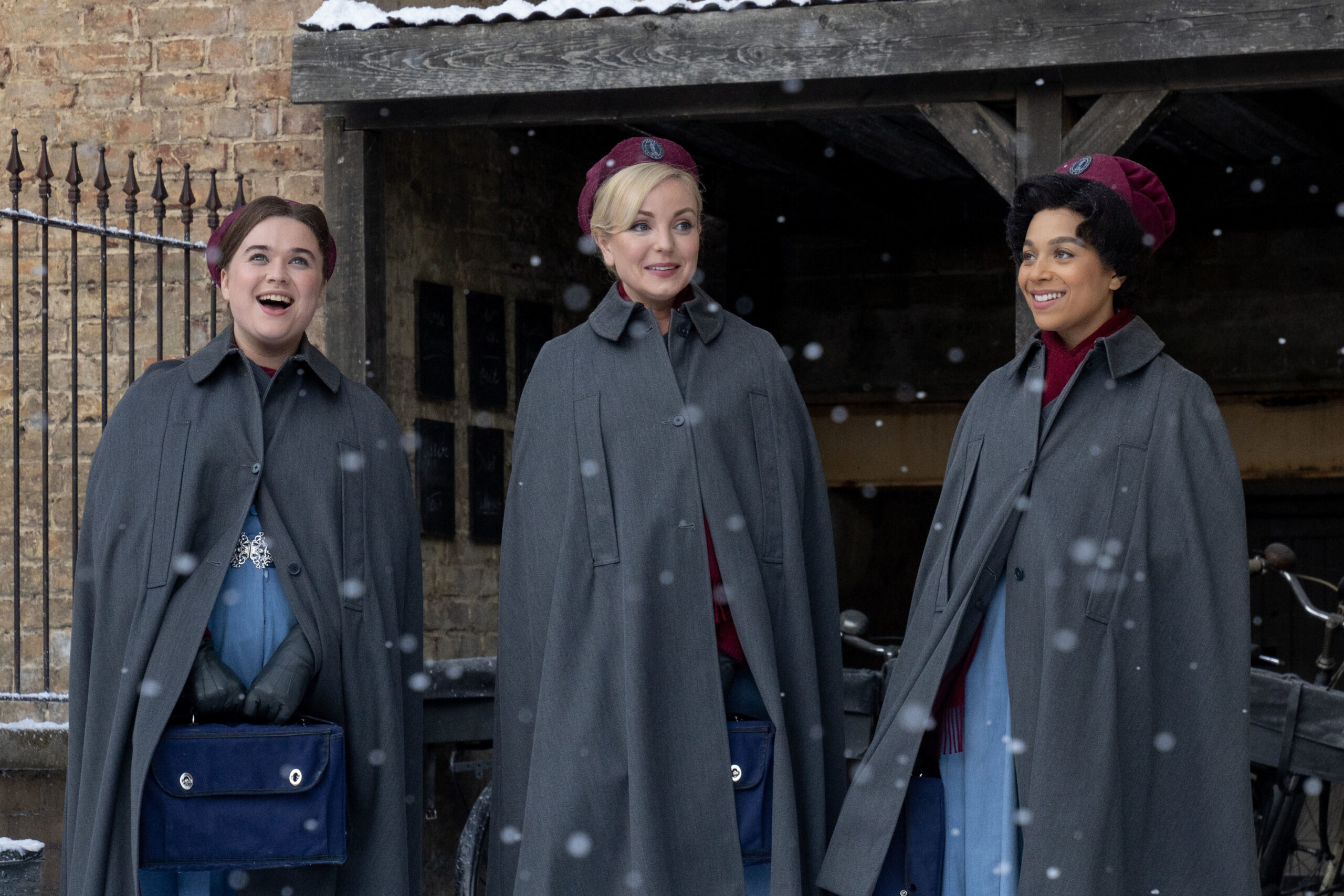 The cast of Call the Midwife in 2022 Christmas Special