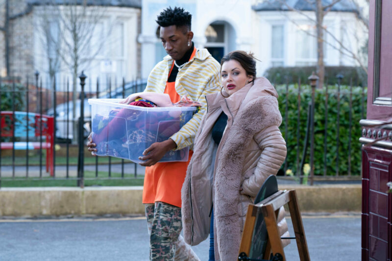 EastEnders spoilers Whitney and Zack collect Peach's ashes