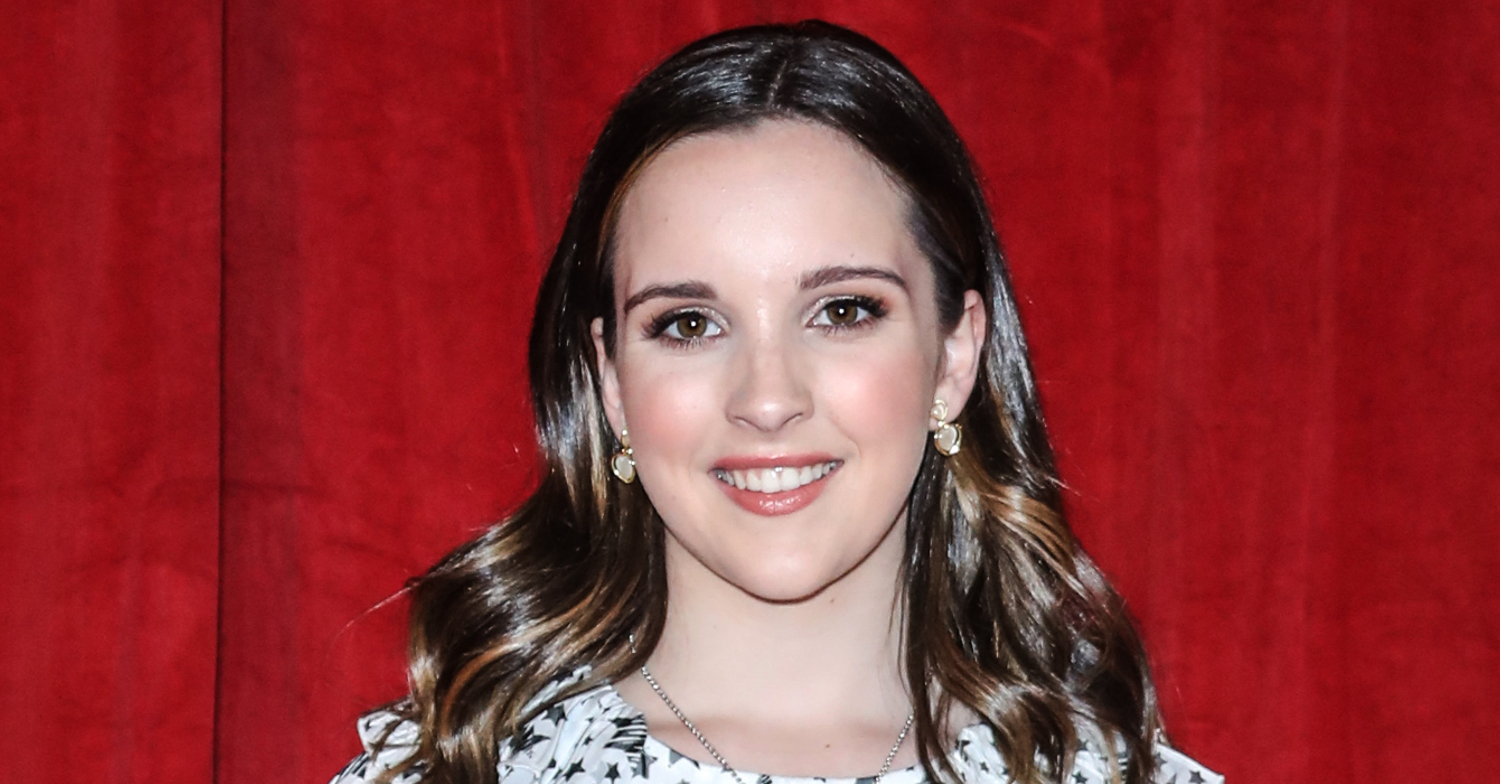 Coronation Street's Elle Mulvaney is smiling on the red carpet