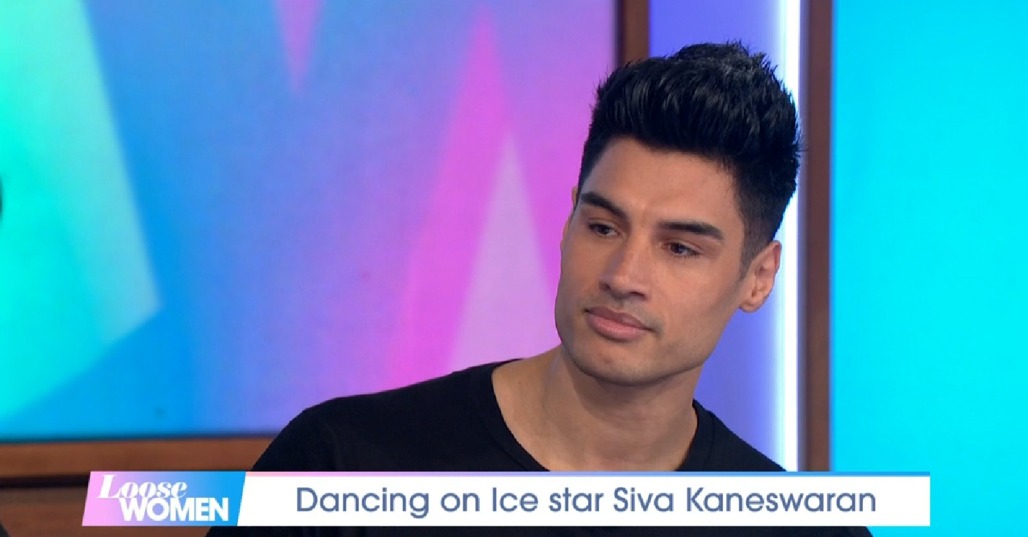 Dancing On Ice star Siva Kaneswaran looking emotional on Loose Women