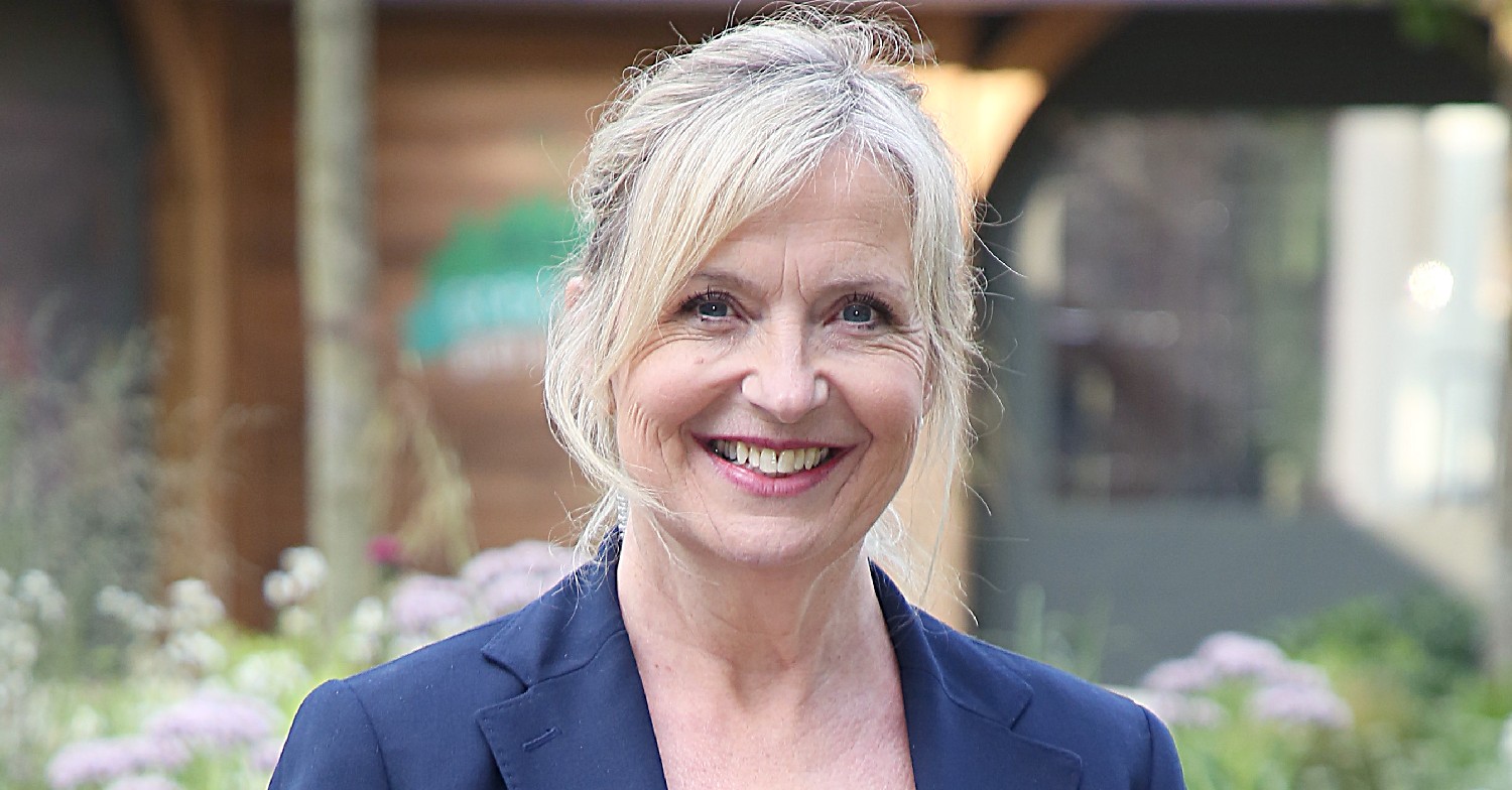 Carol Kirkwood smiling 