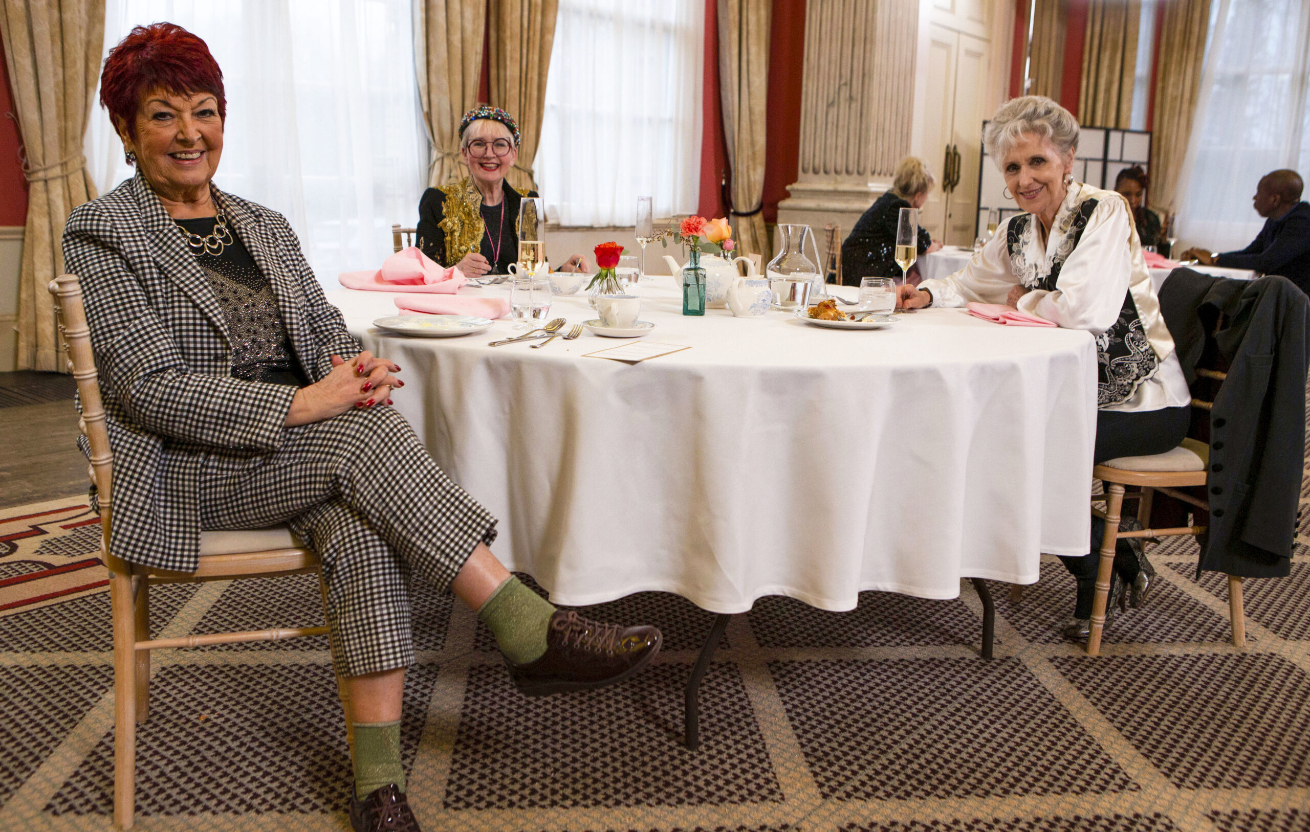 Ruth Madoc with Su Pollard and Anita Dobson on Celebrity Masterchef 