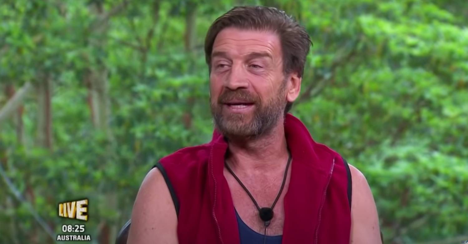 Nick Knowles smiles after leaving the jungle
