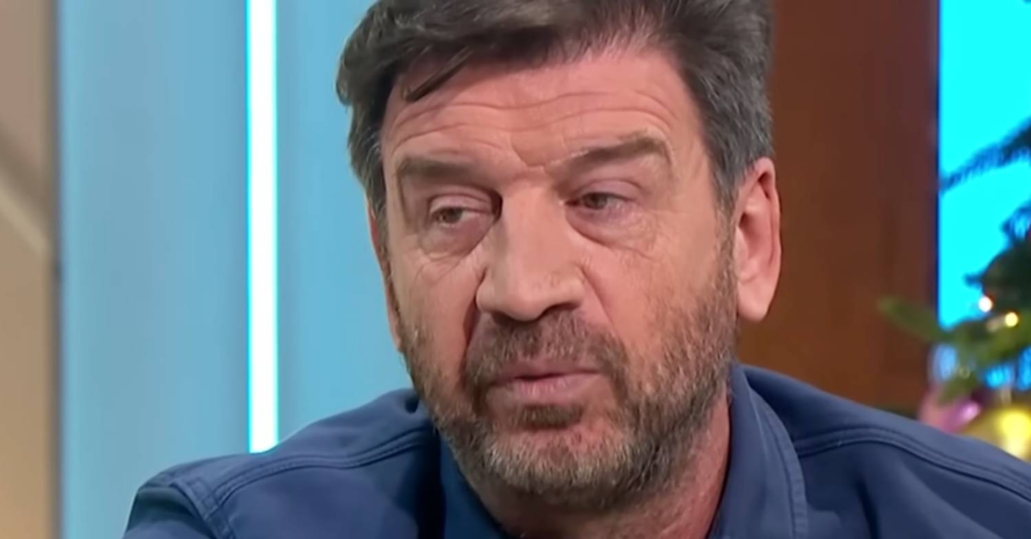 Nick Knowles listens on Lorraine