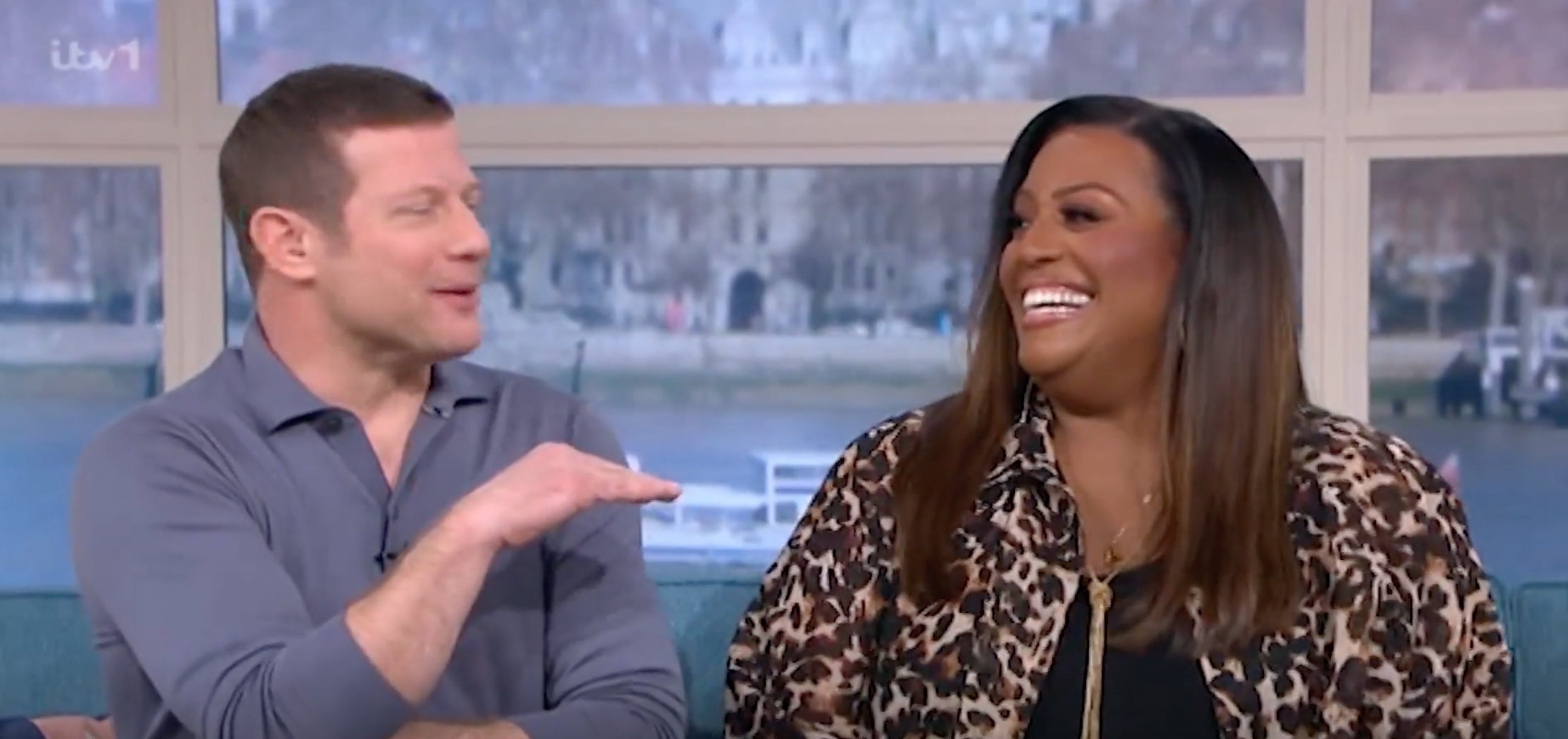 Alison Hammond and Dermot O'Leary on This Morning today