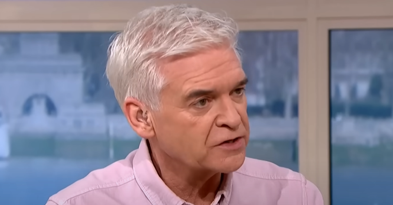 Phillip Schofield talking on This Morning