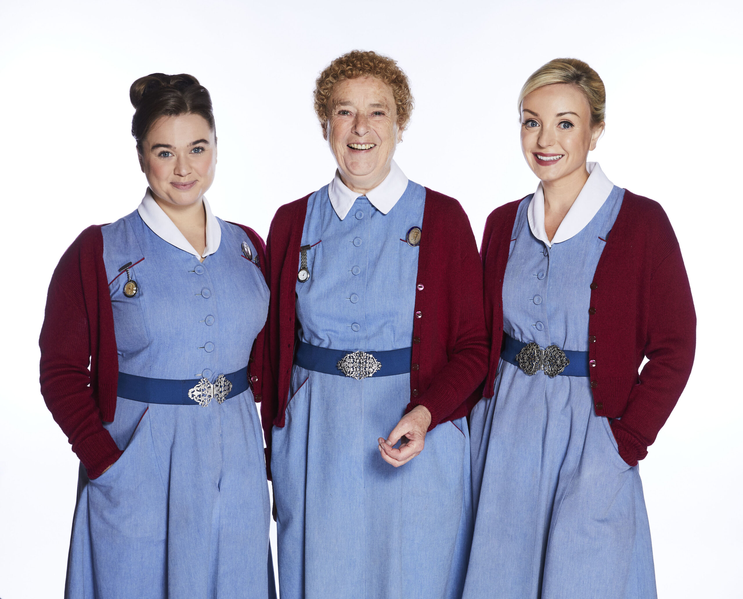 The cast of Call the Midwife series 12 smile