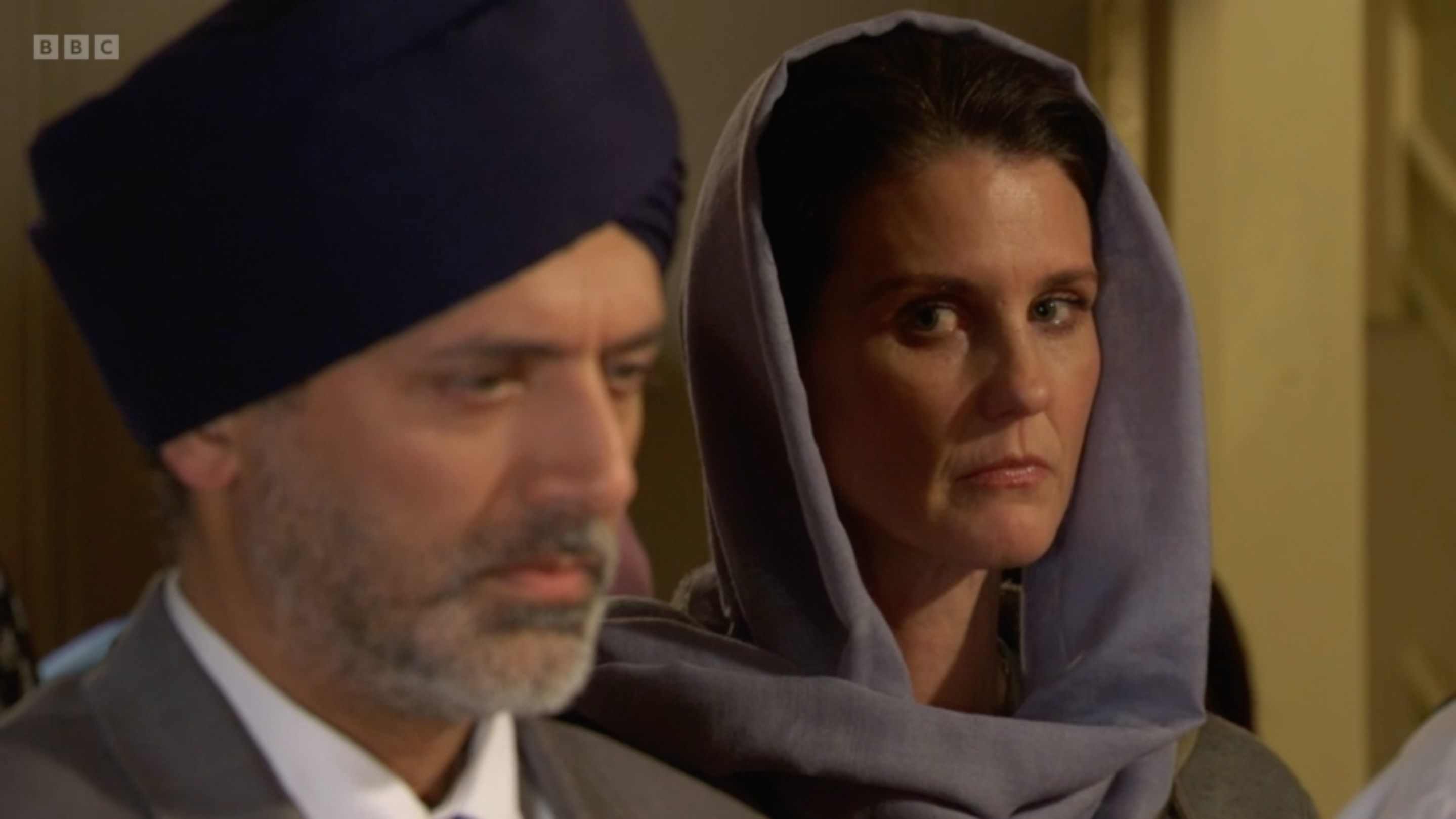 Eve knows exactly what kind of man Nish is in EastEnders (Credit: BBC)