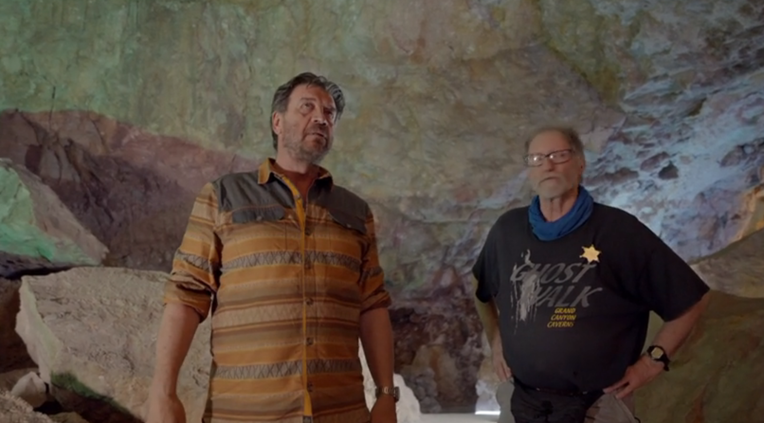 Nick Knowles pictured inside the Grand Canyon