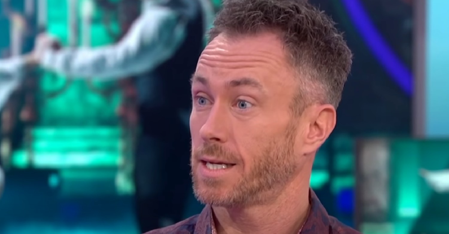 Strictly star James Jordan looking shocked on GMB