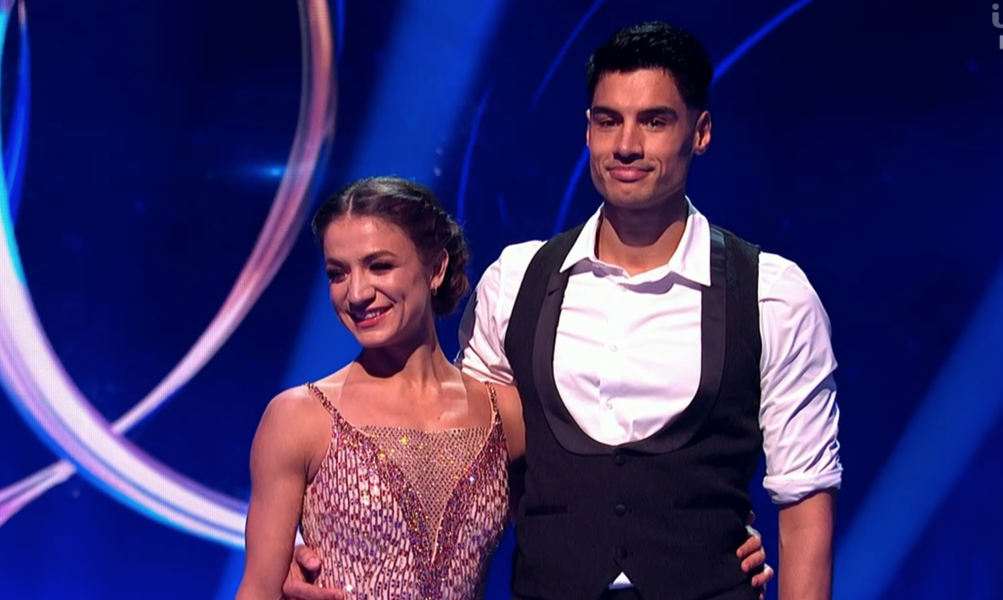 Siva and Klabera on Dancing On Ice