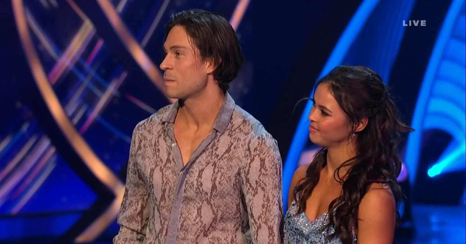 Joey Essex and Vanessa Bauer on Dancing On Ice 