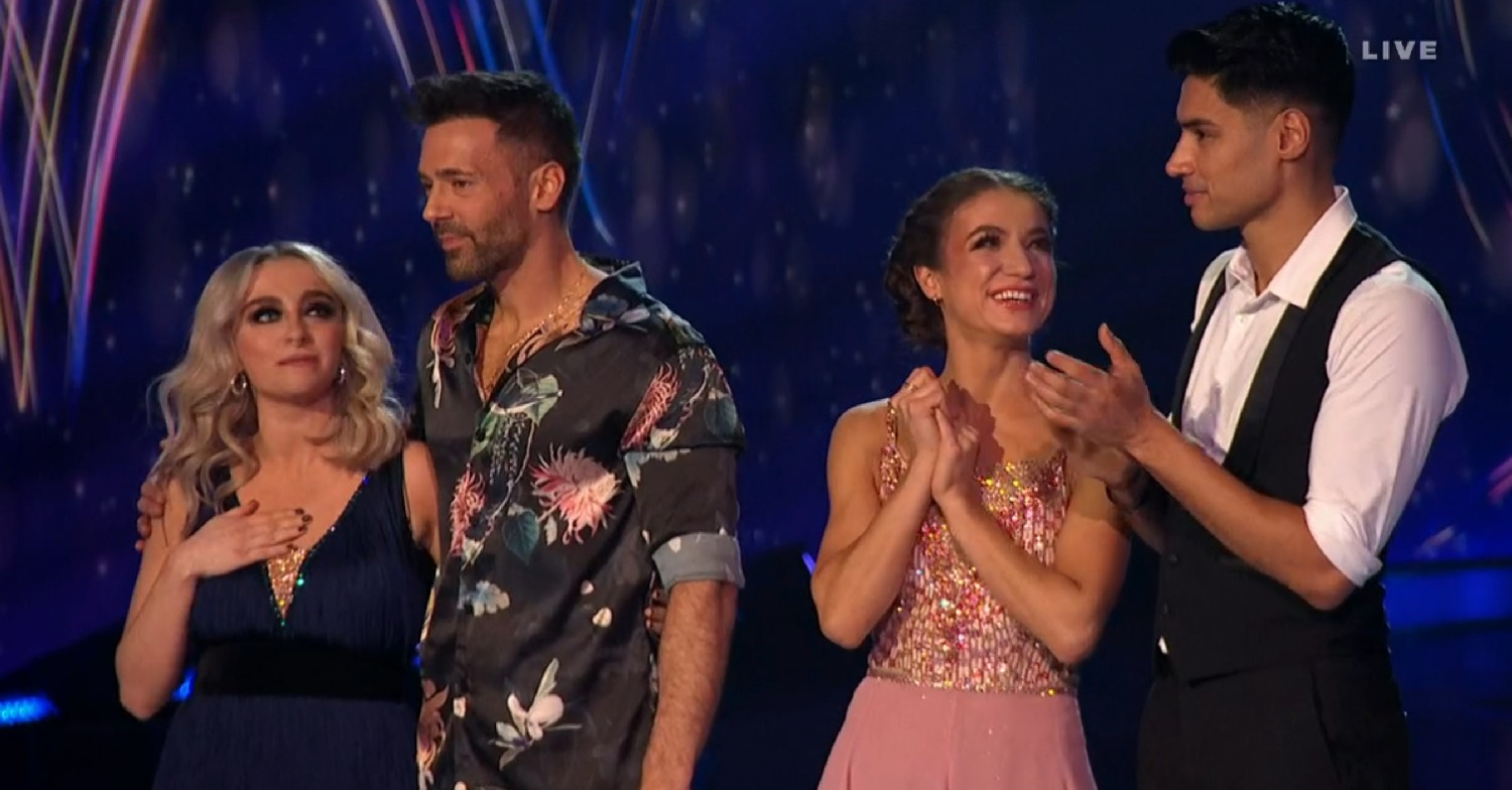 Mollie Gallagher, Sylvain Longchampon, Klabera Komini, Siva Kaneswaran on Dancing On Ice 