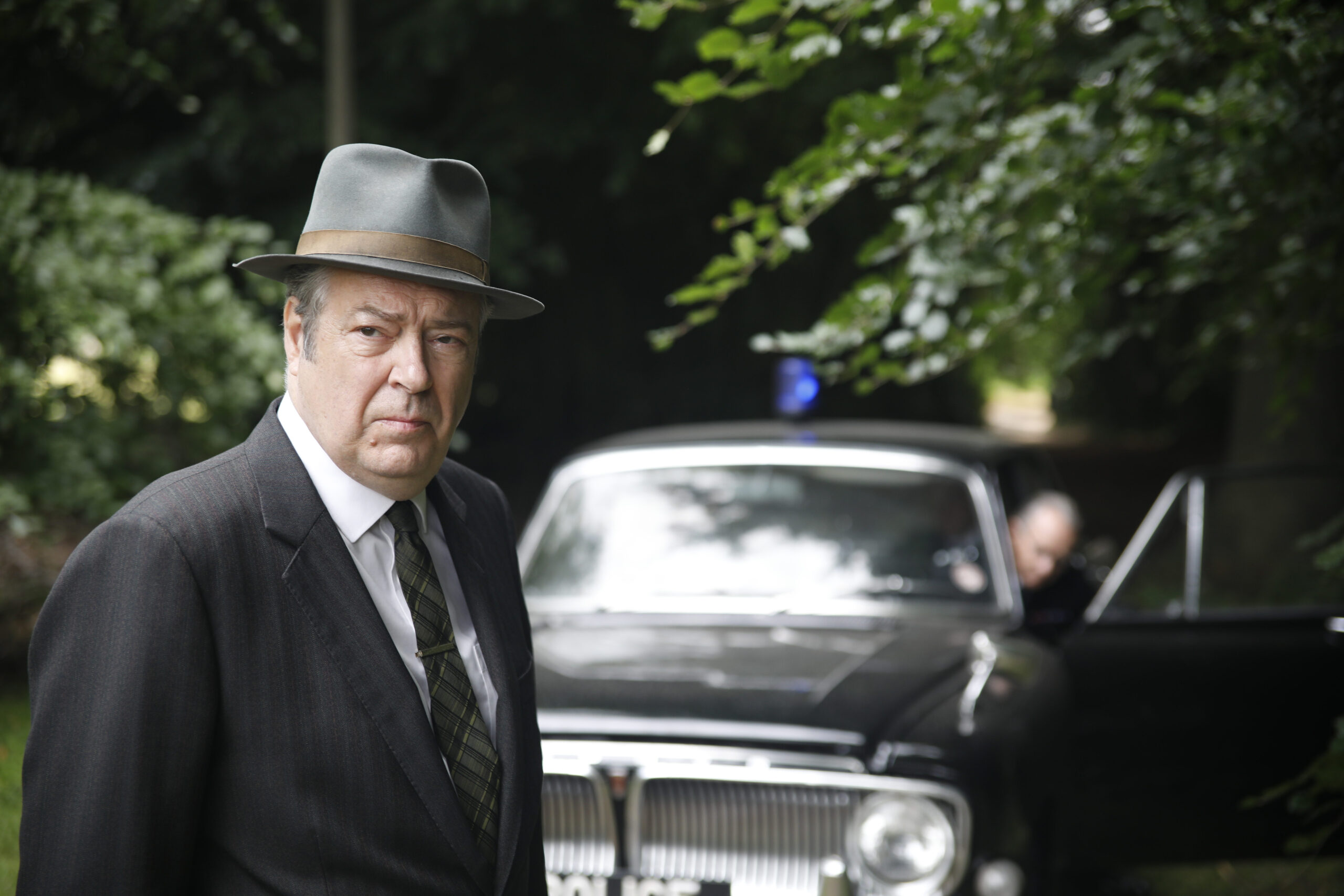DI Fred Thursday frowns in Endeavour episode 2