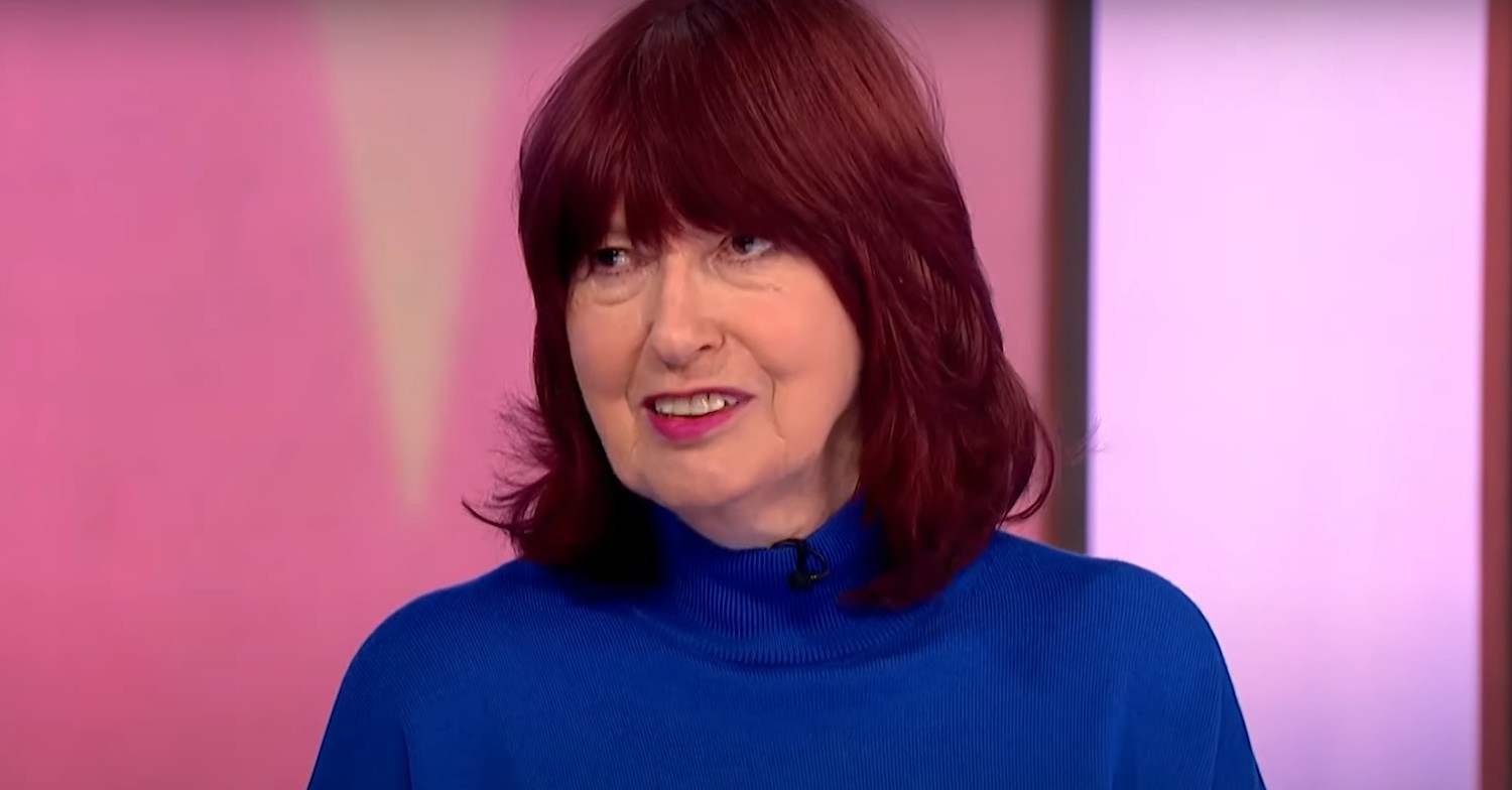Janet Street Porter smiling on Loose Women