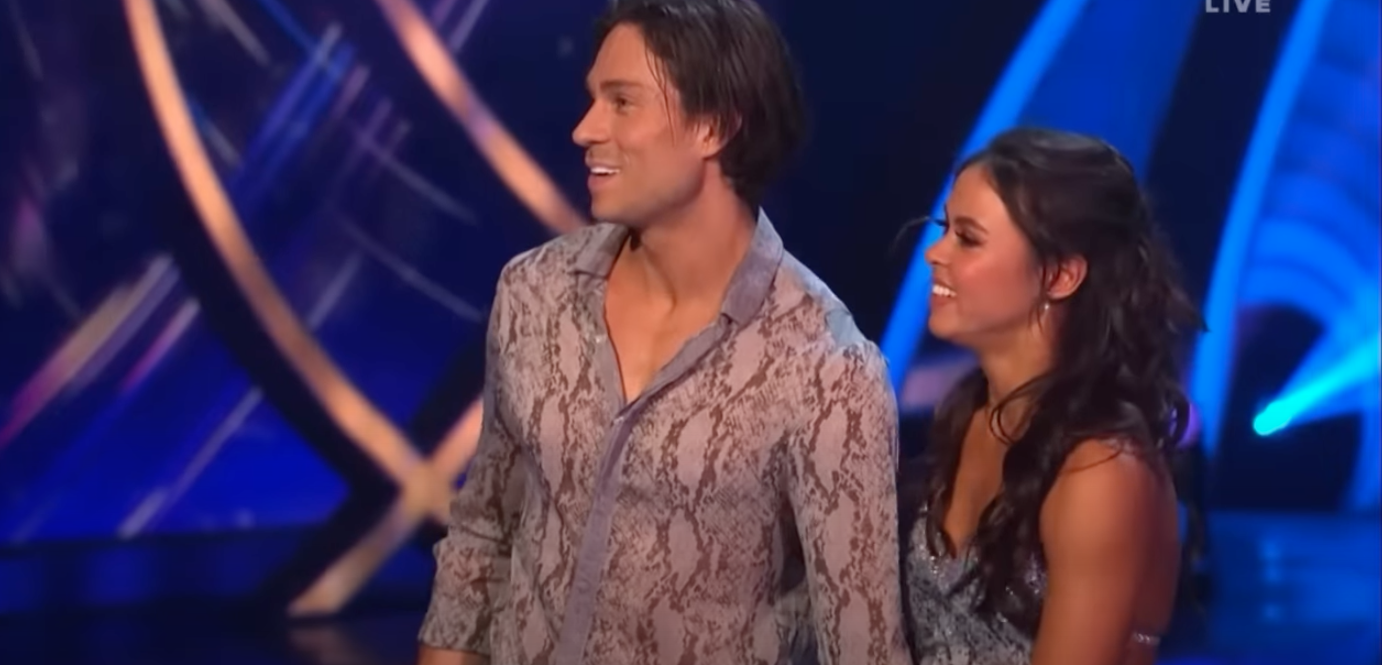 Joey Essex and Vanessa Bauer on Dancing On Ice