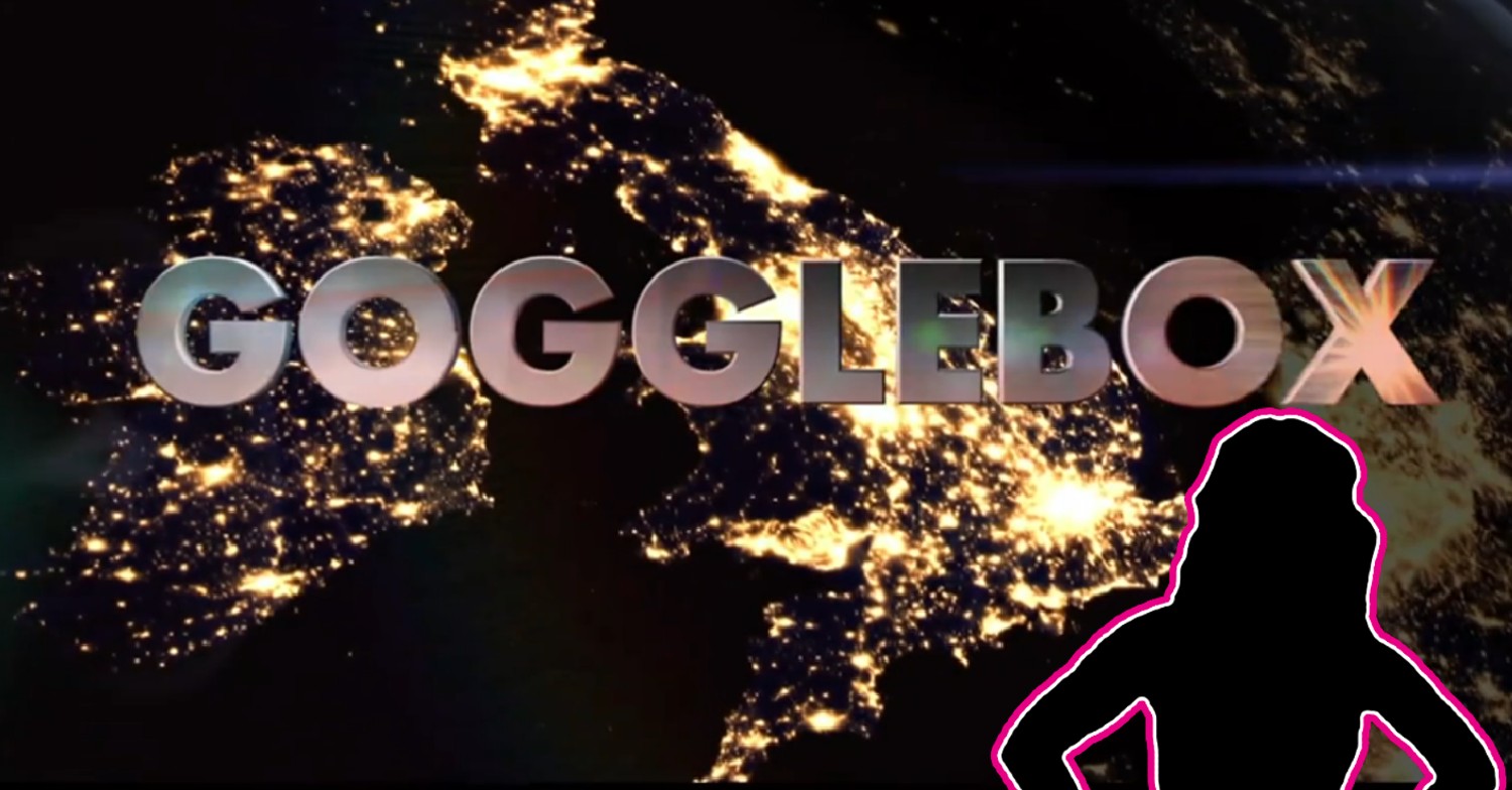 Gogglebox logo with female silhouette