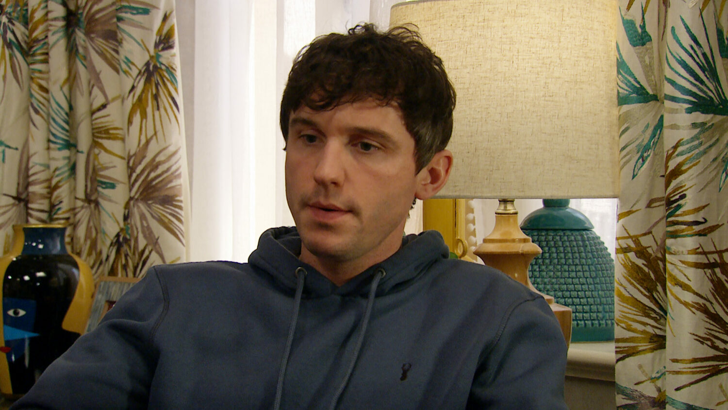 Emmerdale's Alex is looking shifty